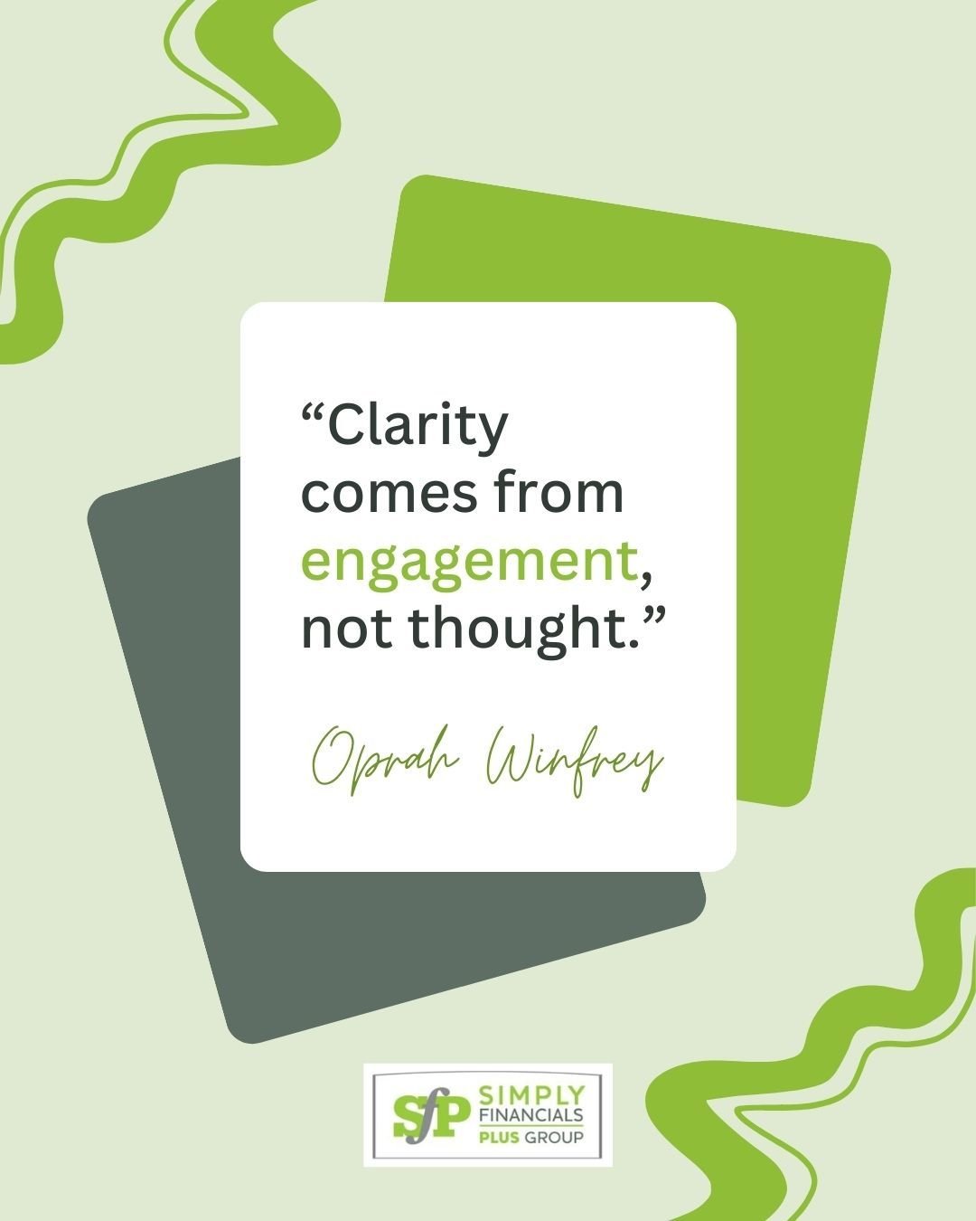 Waiting for everything to feel perfectly planned can keep business owners stuck. Real clarity shows up when you start engaging&mdash;reviewing your numbers, testing decisions, and adjusting as you go. Momentum often brings more insight than overthink