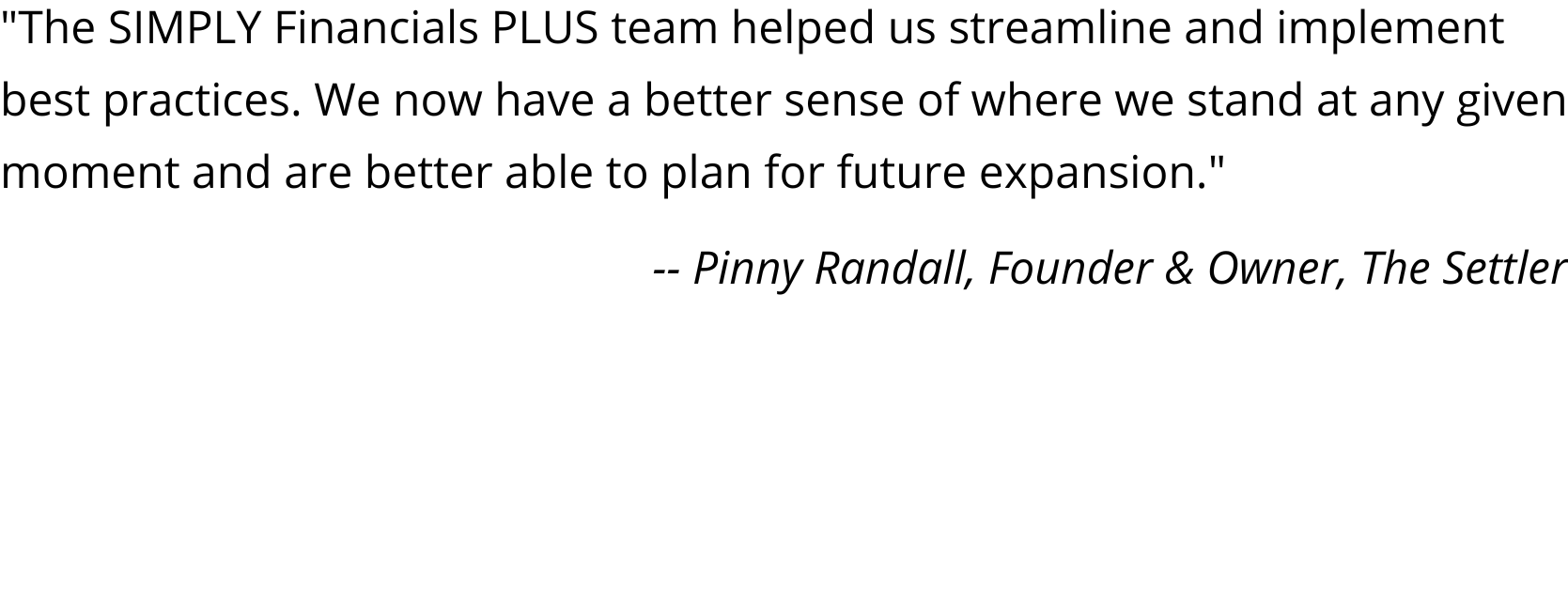 Pinny Randall, Founder &amp; Owner, The Settler