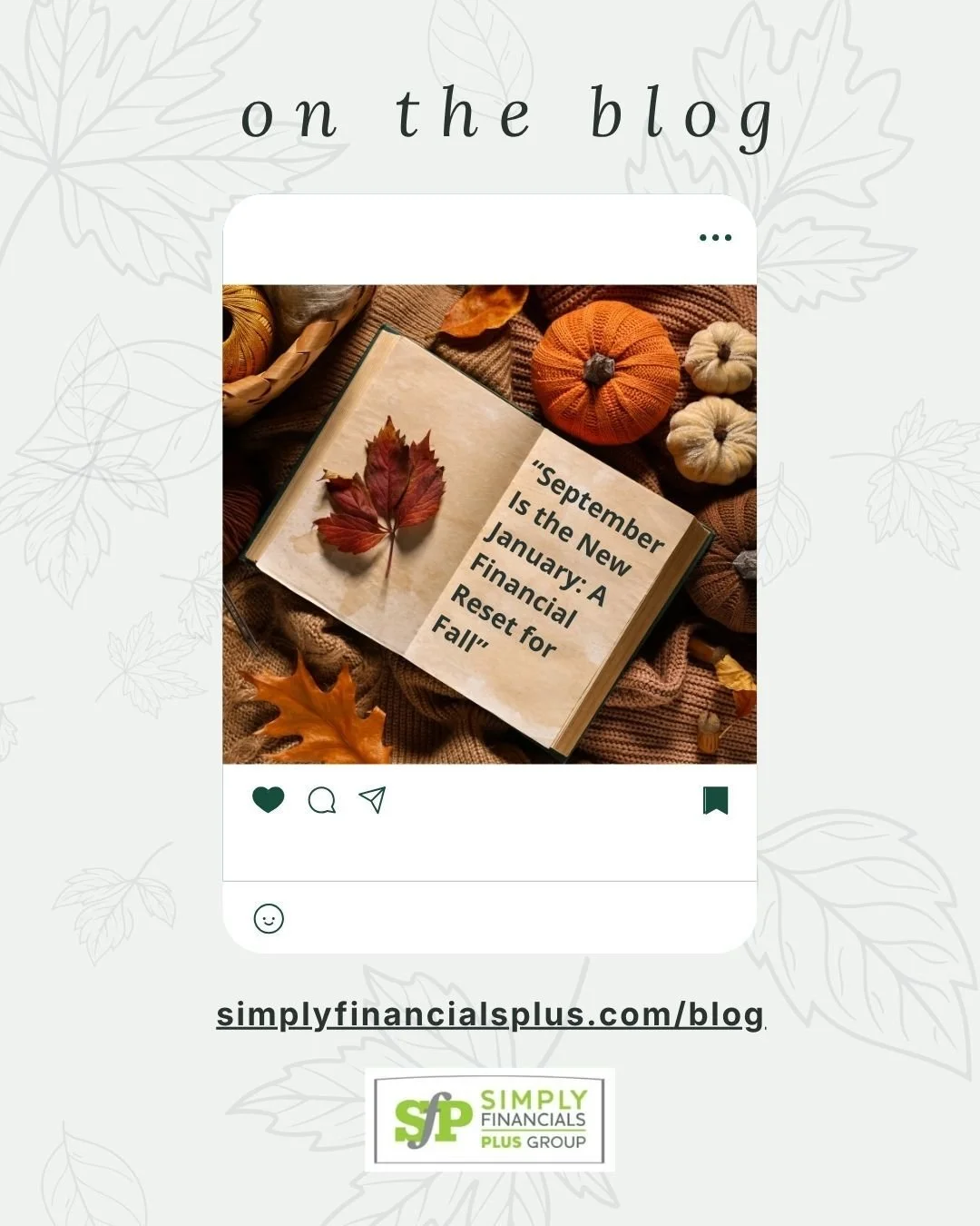 September can bring a fresh perspective for your business. Before the year gets away from you, take a closer look at your finances, revisit your goals, and plan for the months ahead.

Our latest blog, &ldquo;September Is the New January: A Financial 