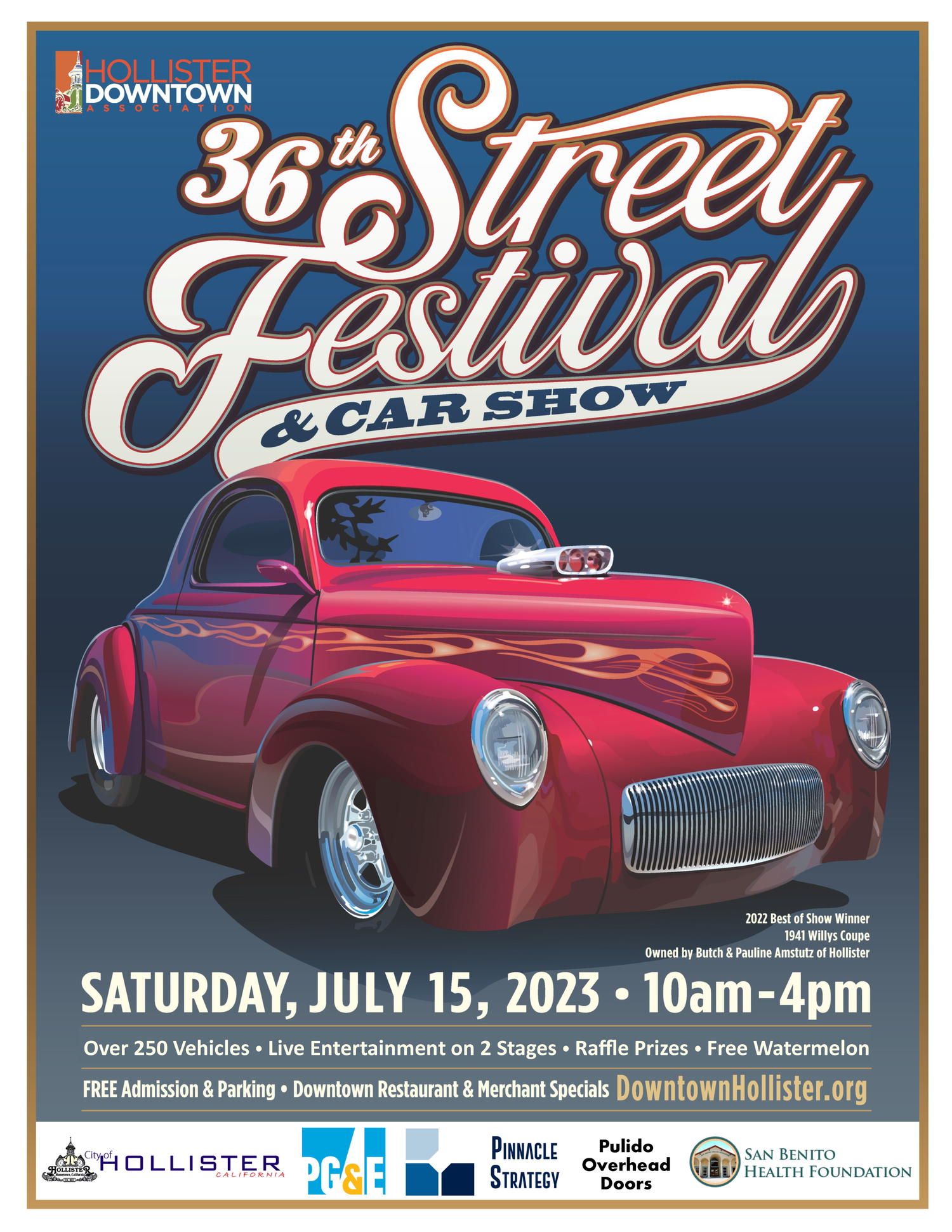 Street Festival & Car Show — Hollister Downtown Association