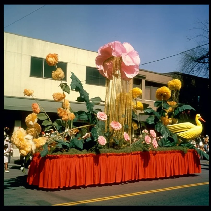 The first parade I went to on the island
