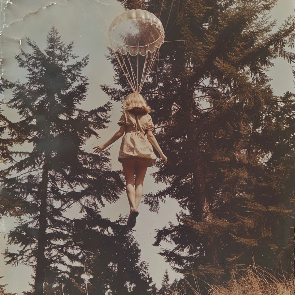 I shed my skin and it became a parachute