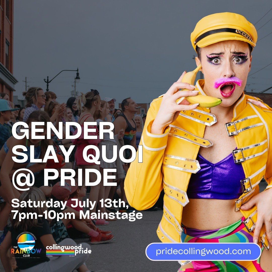 🪩 They&rsquo;ve got that Je Ne Sais Qoui? It&rsquo;s Collingwood's very own Gender Slay Quoi. Making a name for themselves in their first full year of performing, we&rsquo;ve come to know that a GSQ set is anything but boring. 🪩⁠
⁠
🌈✨ Catch GSQ at