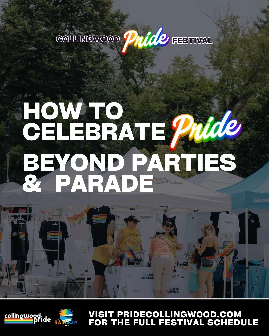 🌈 Pride doesn&rsquo;t end in July &mdash; and neither do we!⁠
⁠
Follow @therainbowclubsgb to stay connected with the 2SLGBTQ+ community in South Georgian Bay and take part in events, gatherings, and initiatives we host all year long.⁠
⁠
From social 