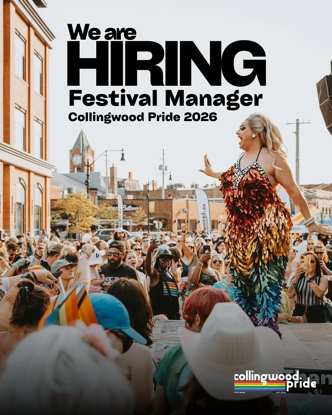 Calling all event pros, creative leaders, and festival lovers &mdash; Collingwood Pride 2026 is looking for YOU! 🌈

The Rainbow Club of Southern Georgian Bay is hiring a Festival Manager to help plan and produce a Pride Festival full of joy, inclusi