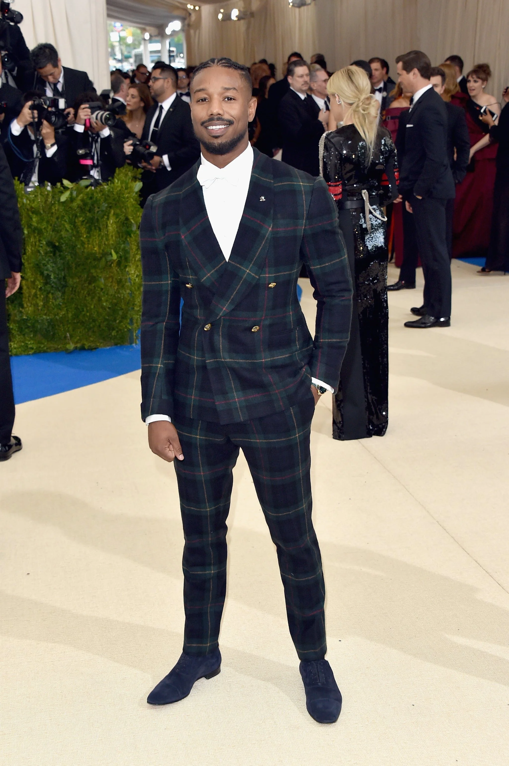 Michael B. Jordan in Ralph Lauren