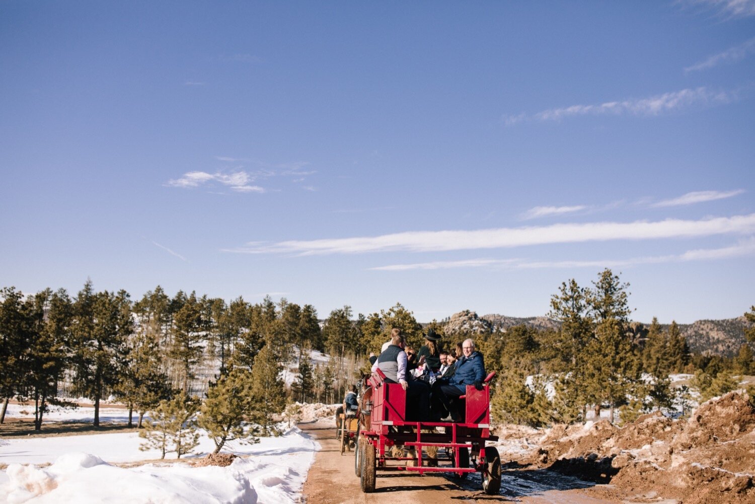  Horse pulled carriage wedding, Winter Wedding, Colorado Wedding, Snowy Wedding, Mountain Wedding, Colorado Wedding Planner, Colorado Wedding Rentals, Red Feather Lakes Wedding, Fort Collins Wedding, Rocky Mountain Wedding, Rocky Mountain Bride, Inti