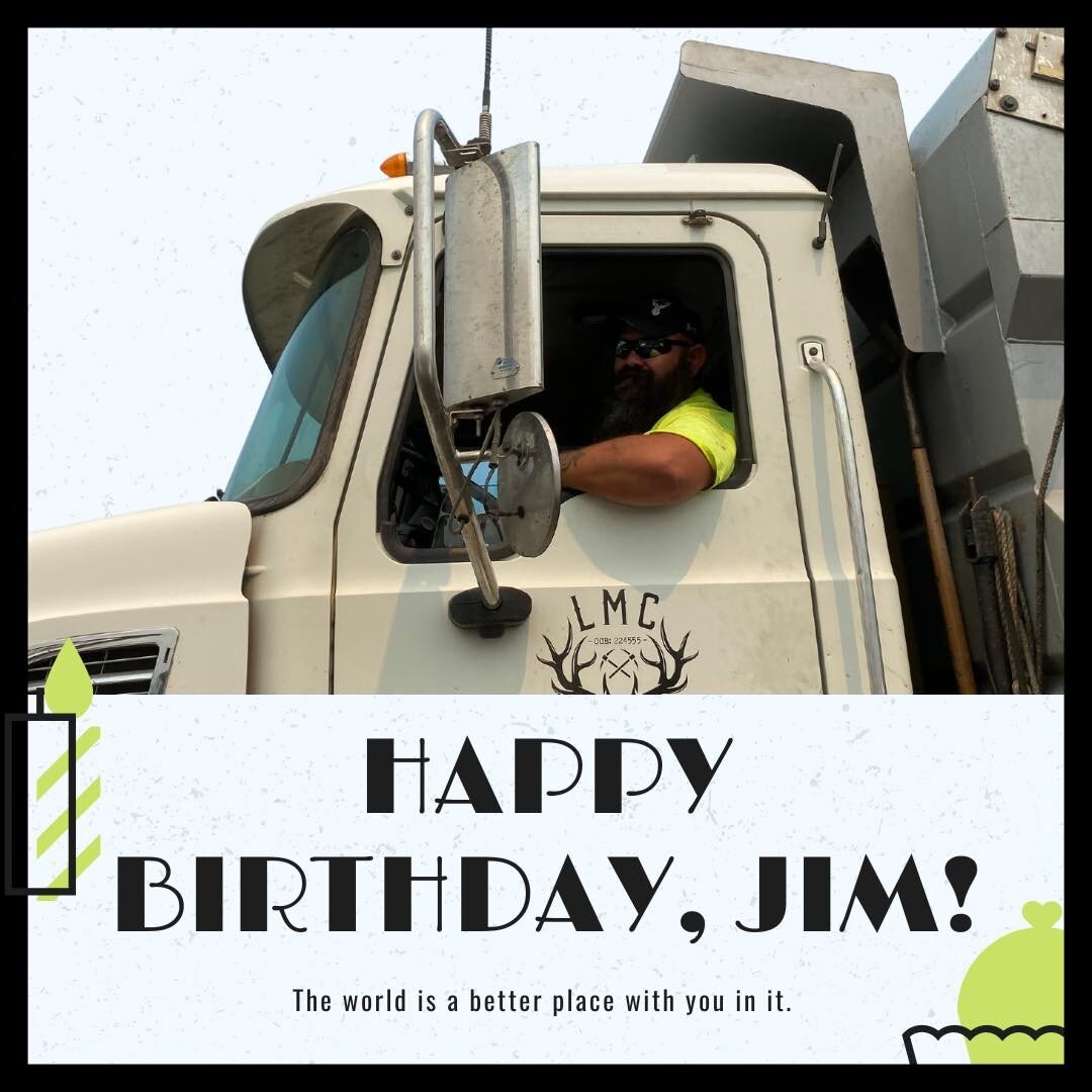 Happy birthday, Jim! 🥳

#LMC #Construction #Birthday #Excavator #EquipmentOperator #Work #Worker #Employee #ItsYourBirthday #HappyBirthday #Cake #BirthdayCake #Party #Happy #Celebration #BirthdayBoy #Balloons