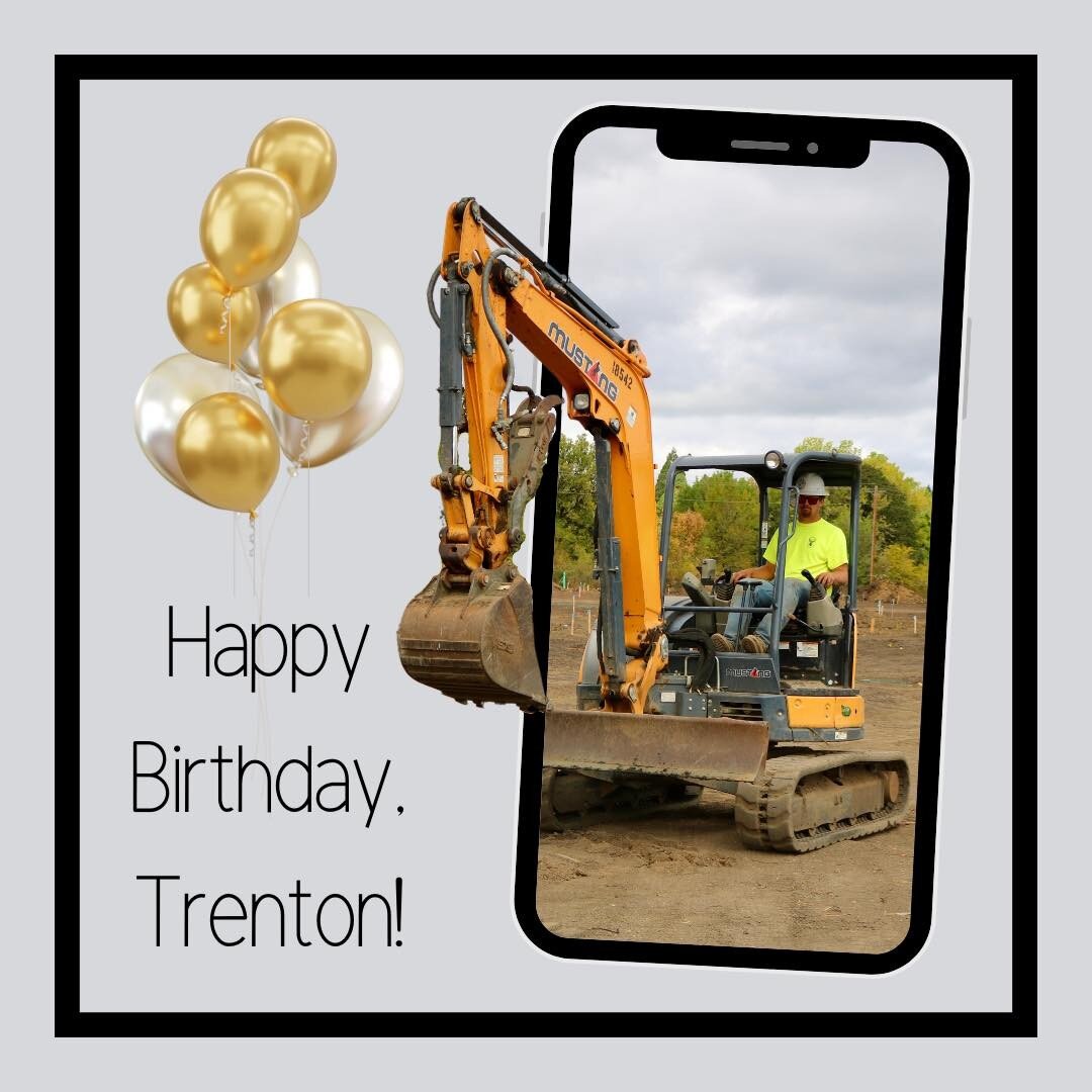 Happy birthday, Trenton! 
We hope you have a great day! 🥳

#LMC #Construction #Birthday #Excavator #EquipmentOperator #Work #Worker #Employee #ItsYourBirthday #HappyBirthday #Cake #BirthdayCake #Party #Happy #Celebration #BirthdayBoy #Balloons