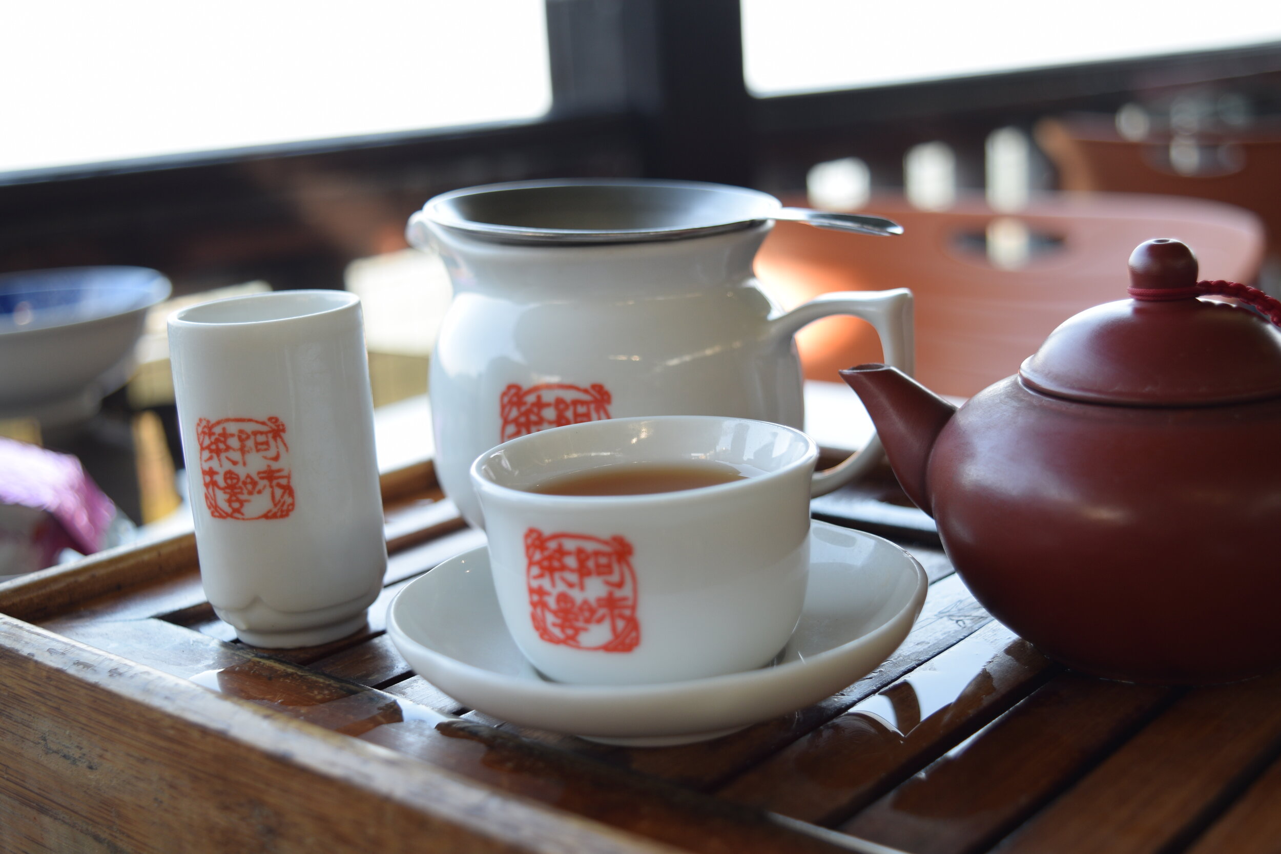 A moment in Amei Tea House. Jiufen, Taiwan.