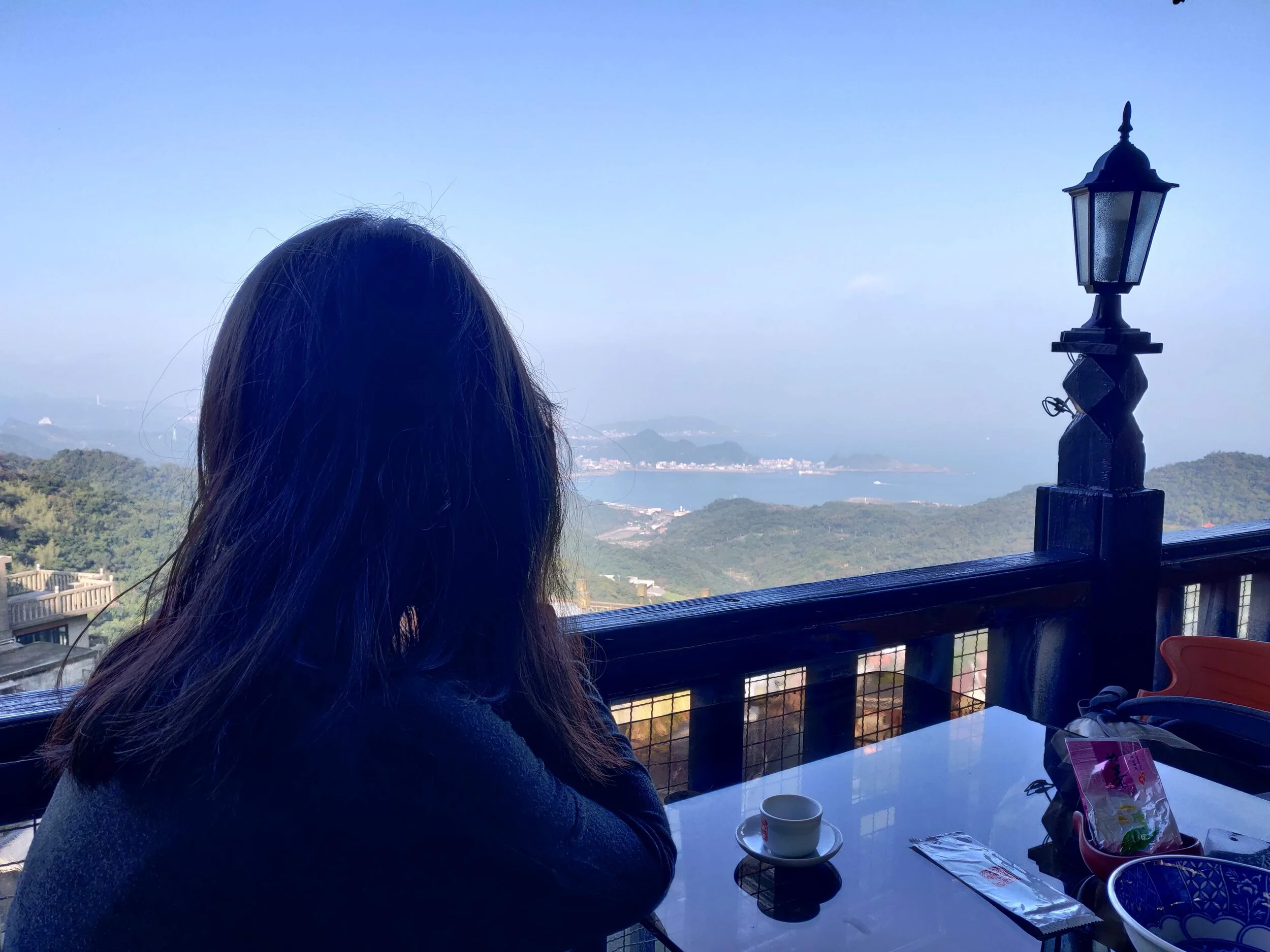 Waking up to the views. Jiufen, Taiwan.