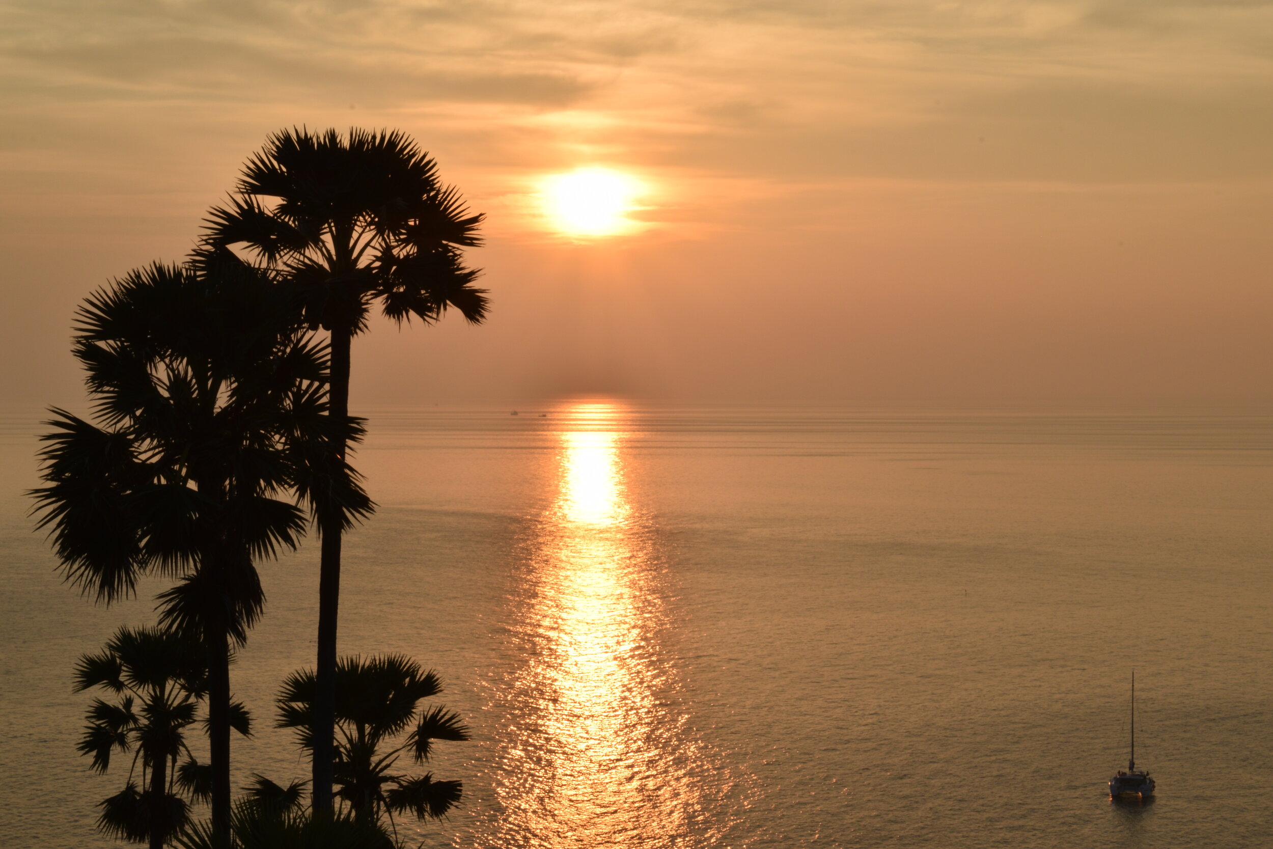 Sunset from Promthep Cape. Phuket, Thailand.