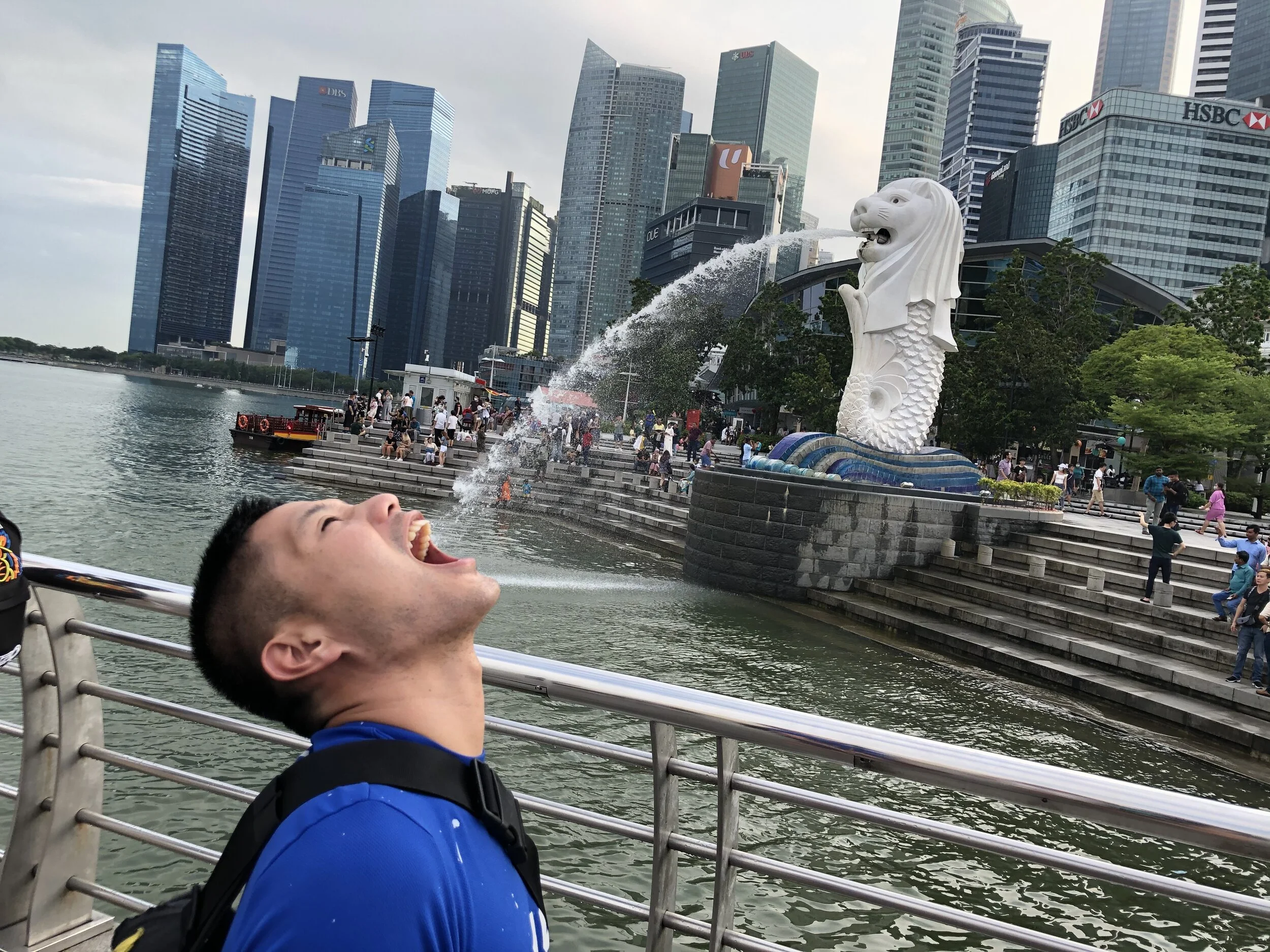 Merlion shot. Singapore.