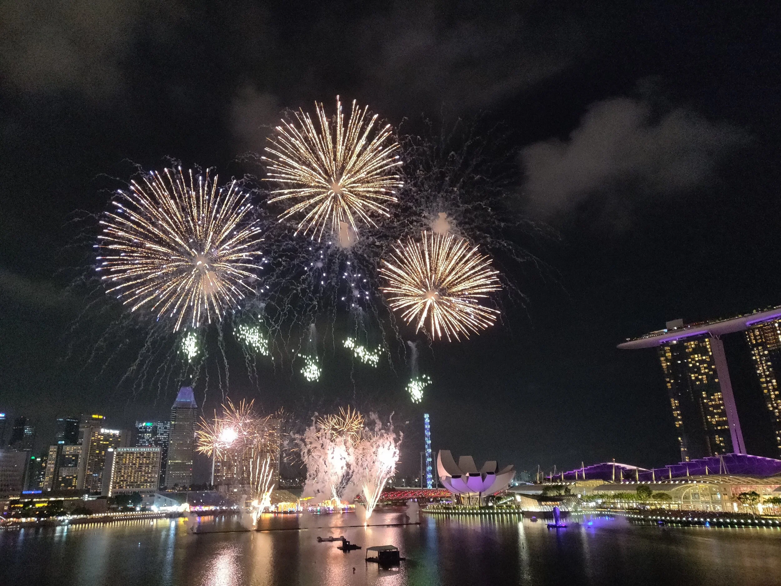 CNY fireworks. Singapore.
