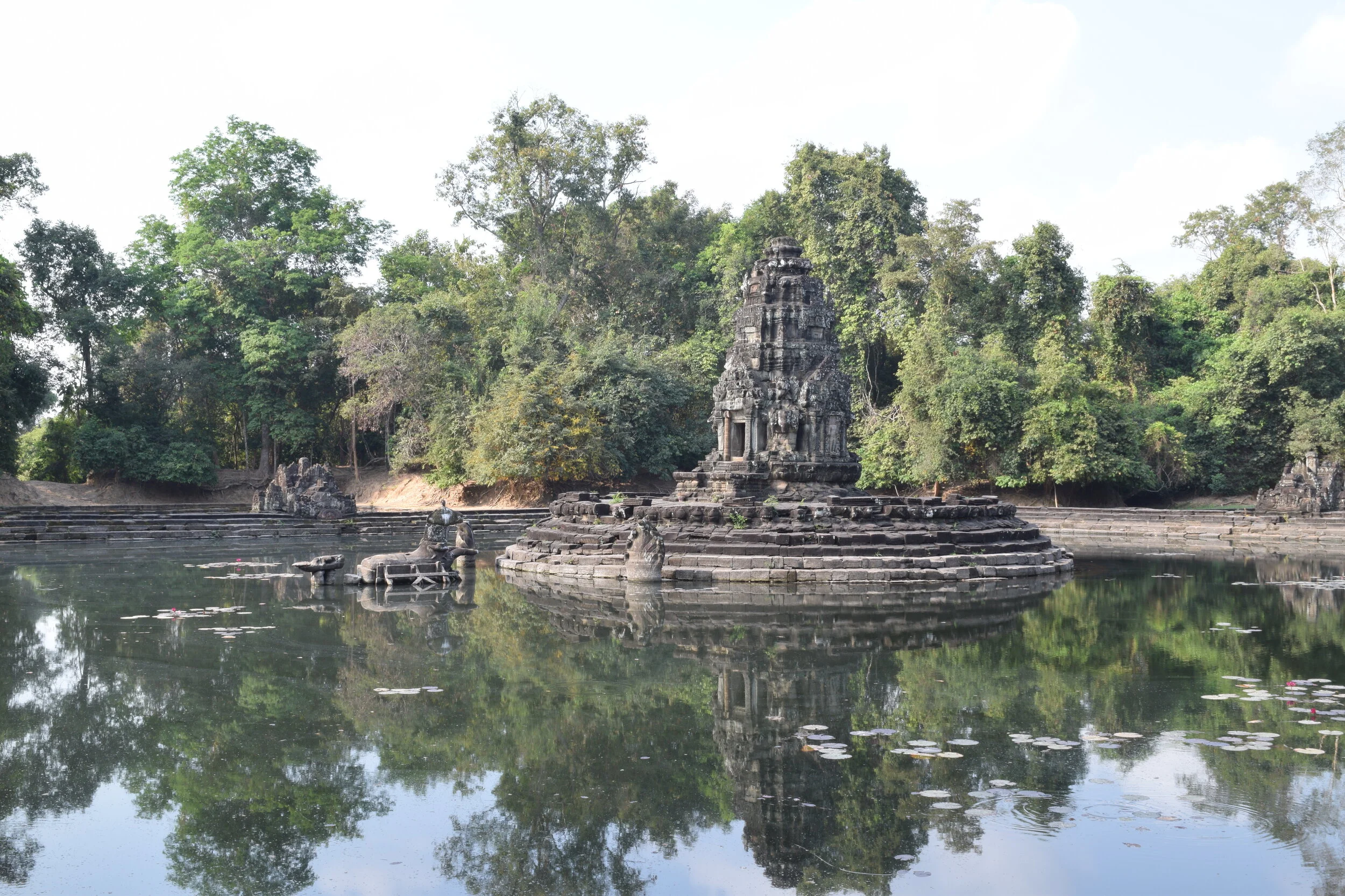 Neak Pean, temple on the water. Siem Reap, Cambodia.