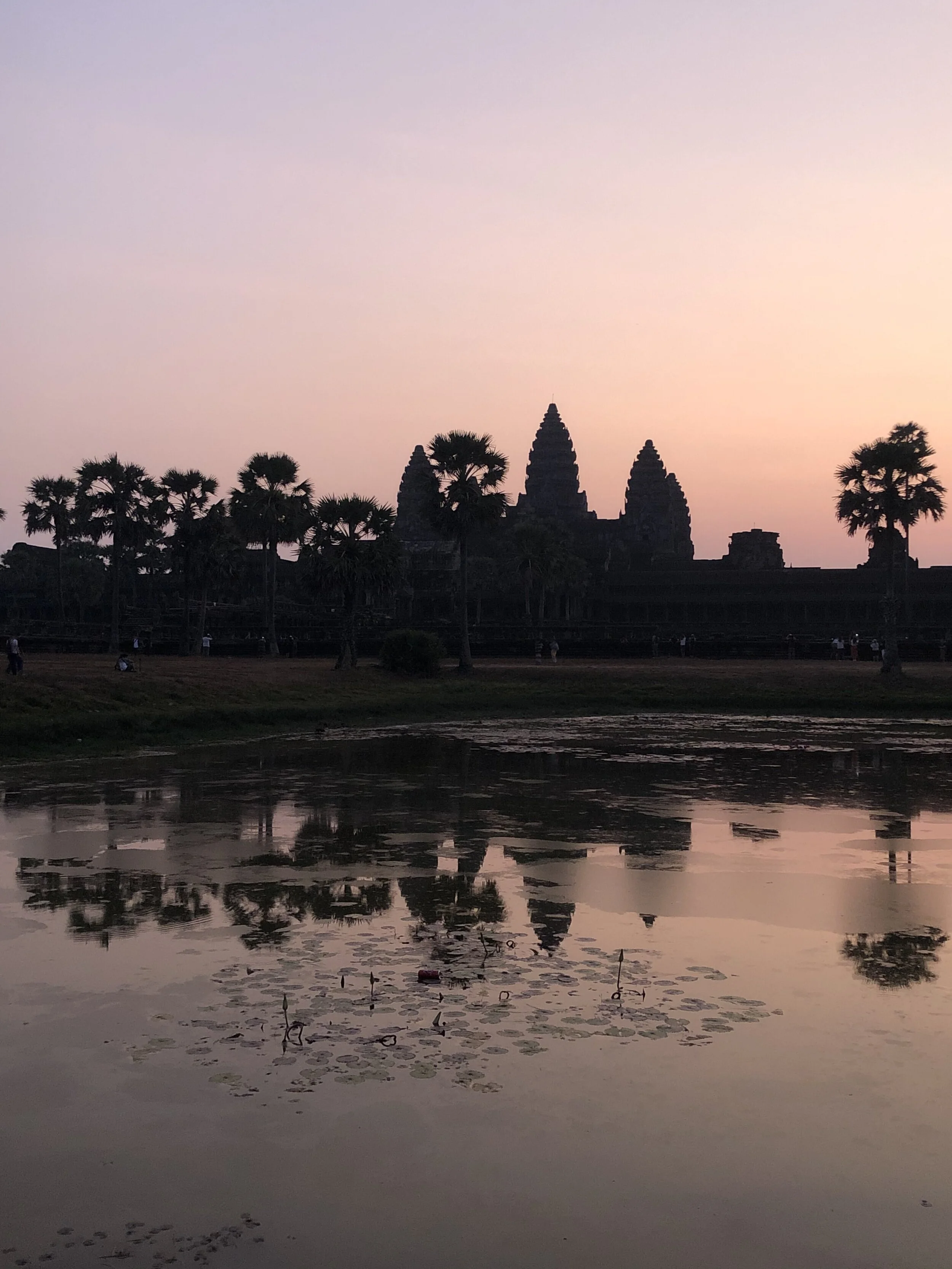 You have no idea what it took to get this sunrise shot at Angkor Wat. Siem Reap, Cambodia.