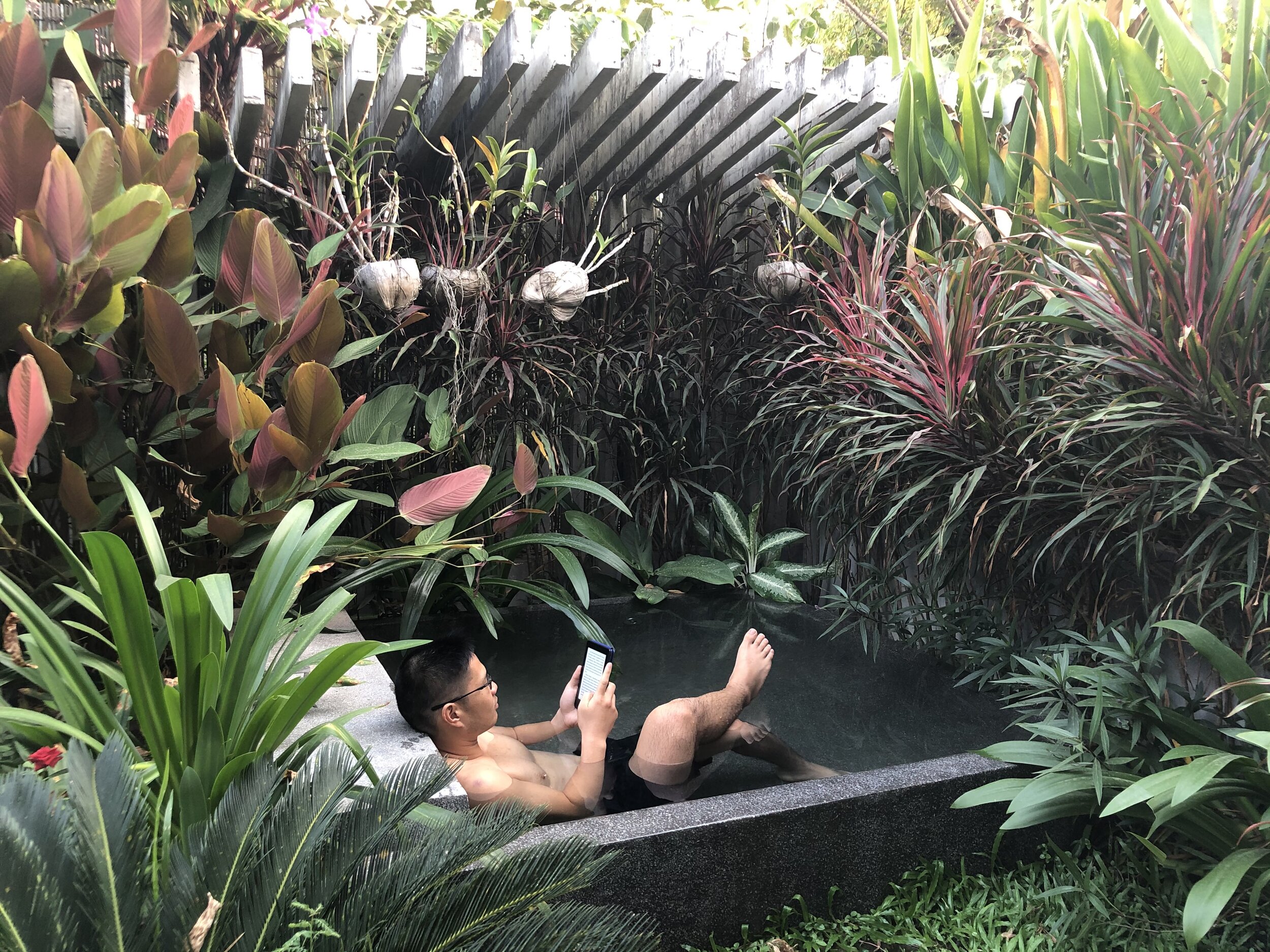 Our private bath. Siem Reap, Cambodia.