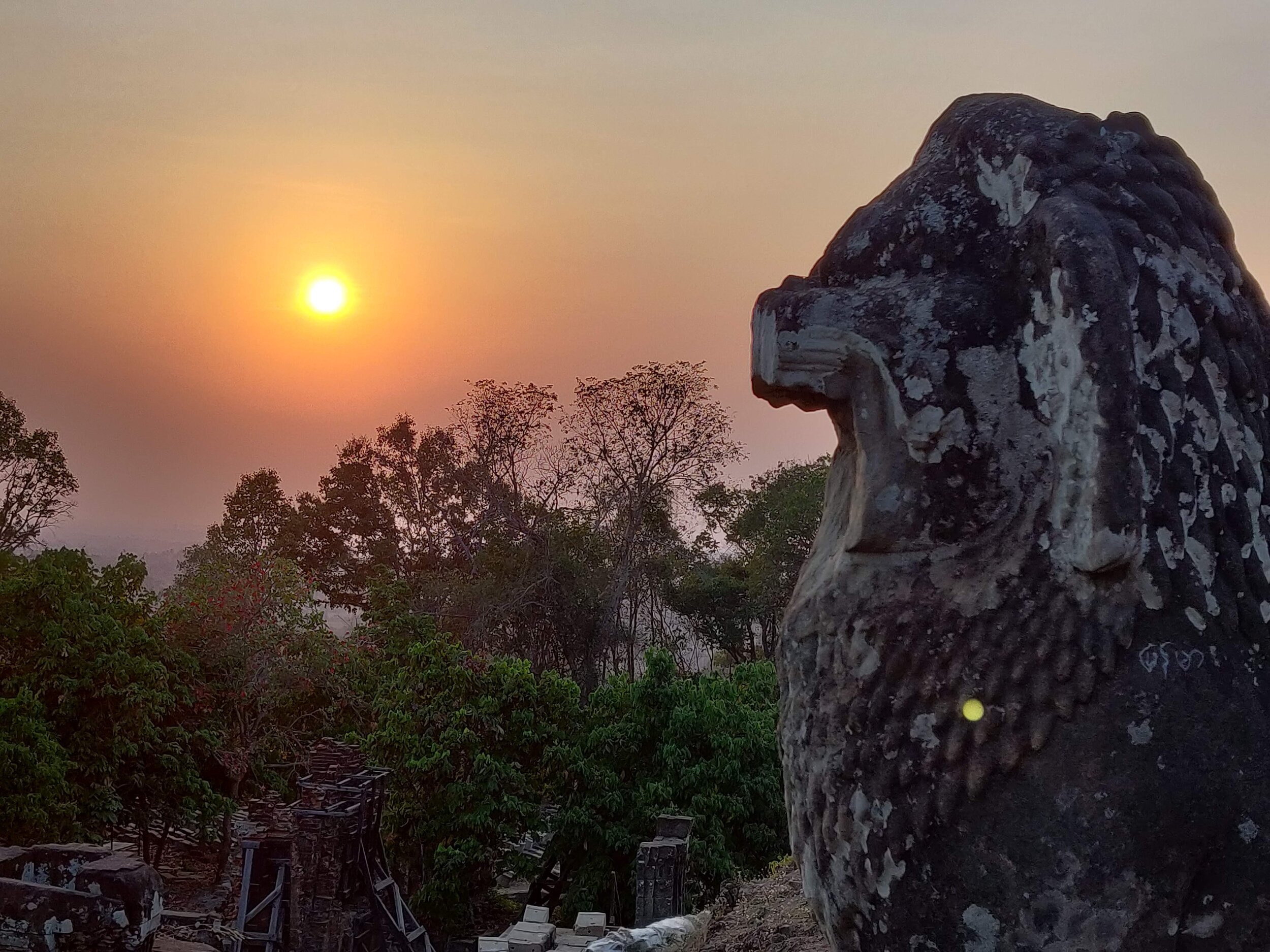 Sunset at Phnom Bakheng. Siem Reap, Cambodia.