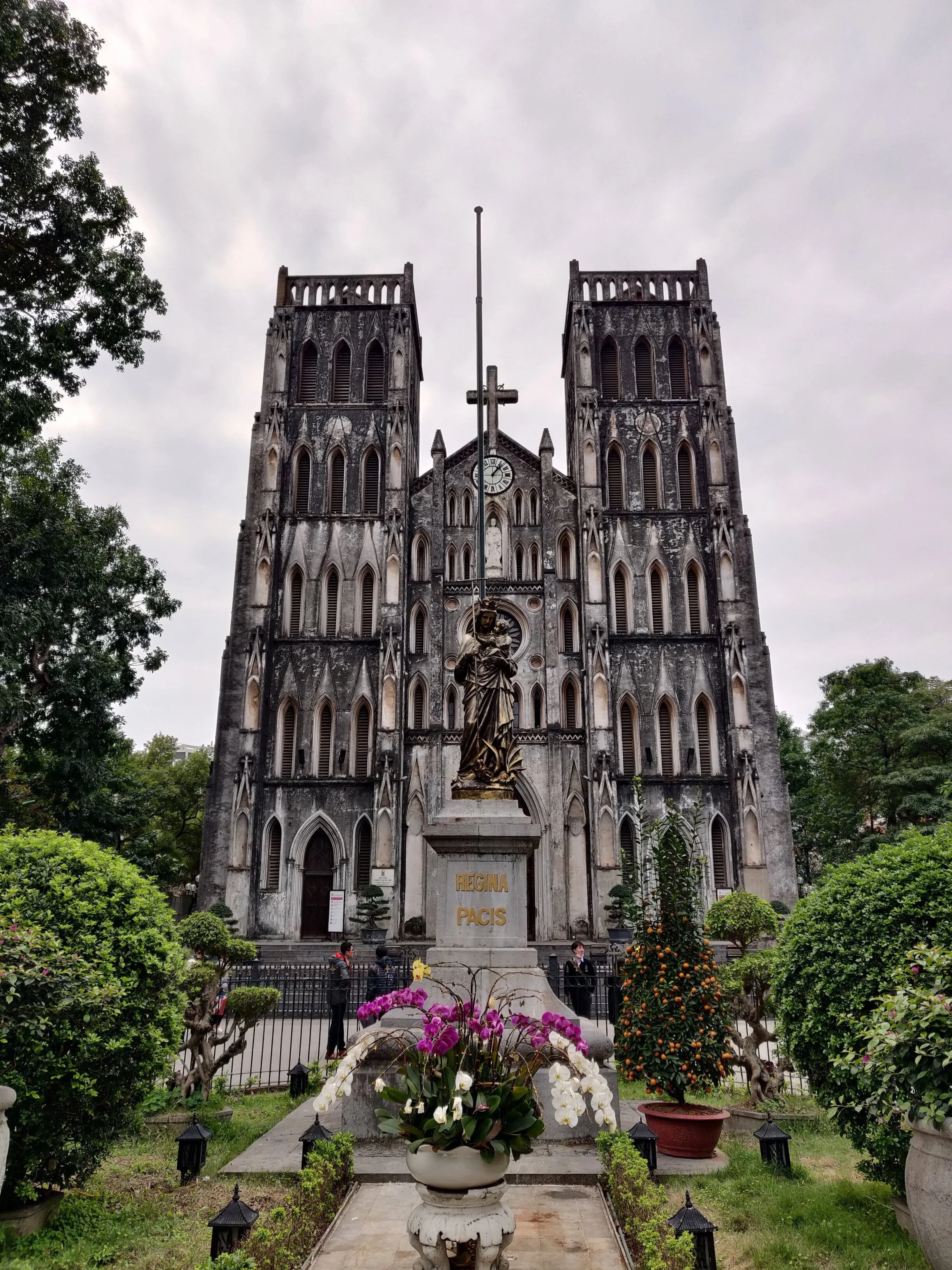 St. Joseph's cathedral, the "Notre Dame" of Hanoi. Ha Noi, Vietnam.