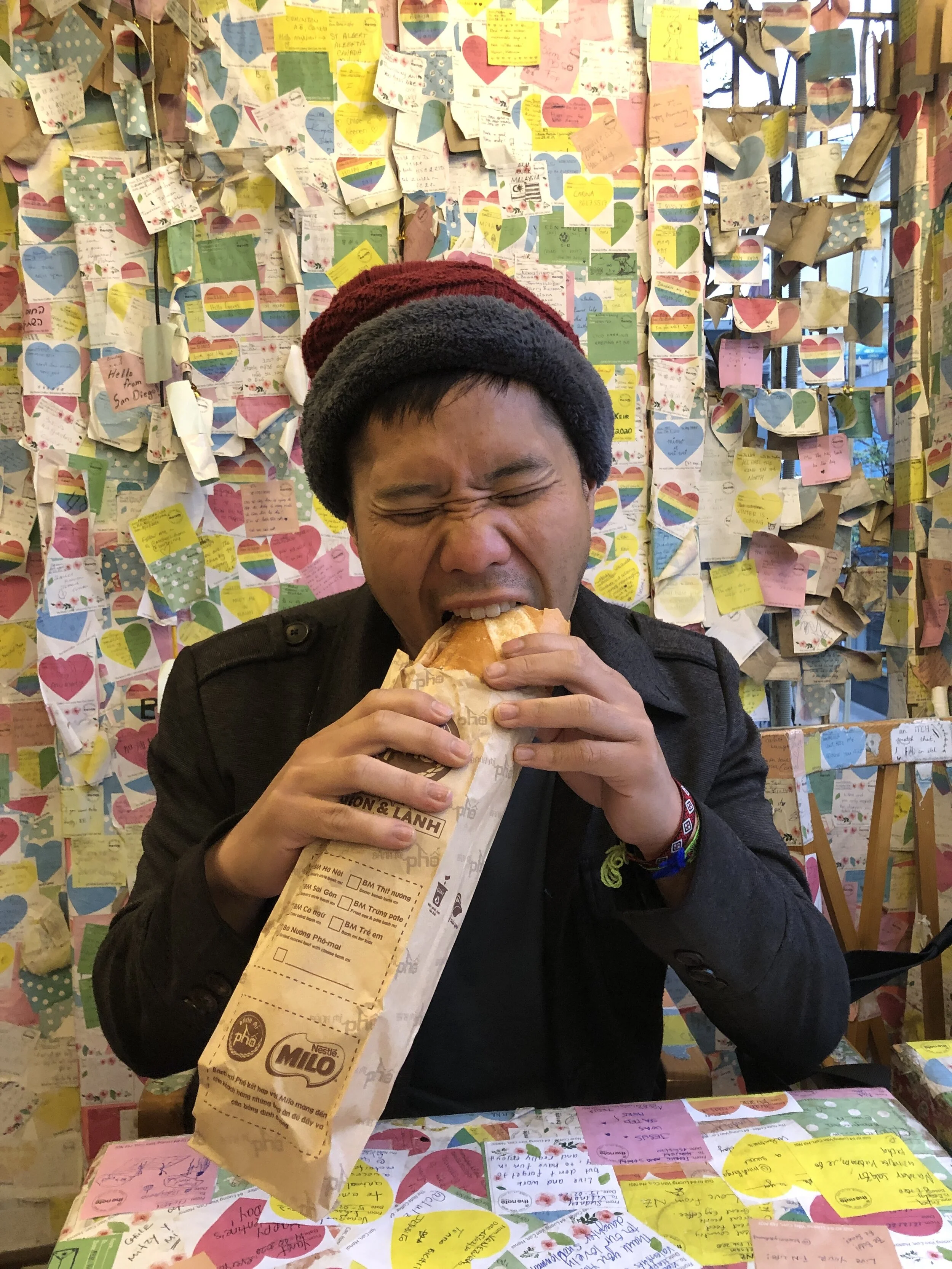 The Note Coffee. Ha Noi, Vietnam.