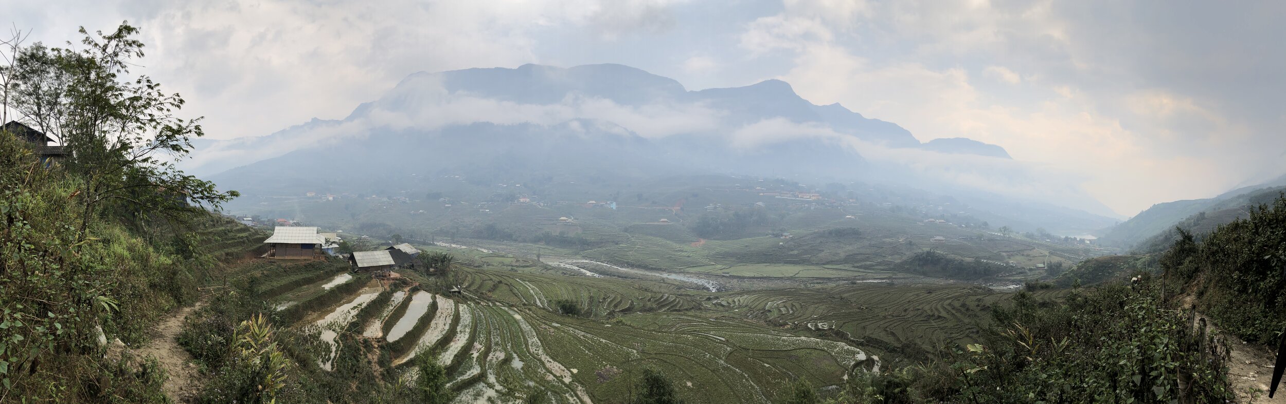 Rice terraces as far as the eye can see. Sapa, Vietnam.