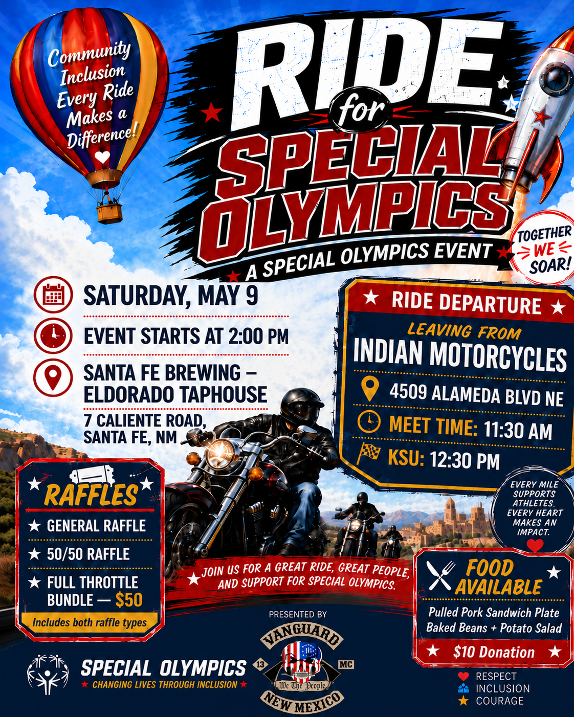 Vanguard MC Special Olympics Fundraiser