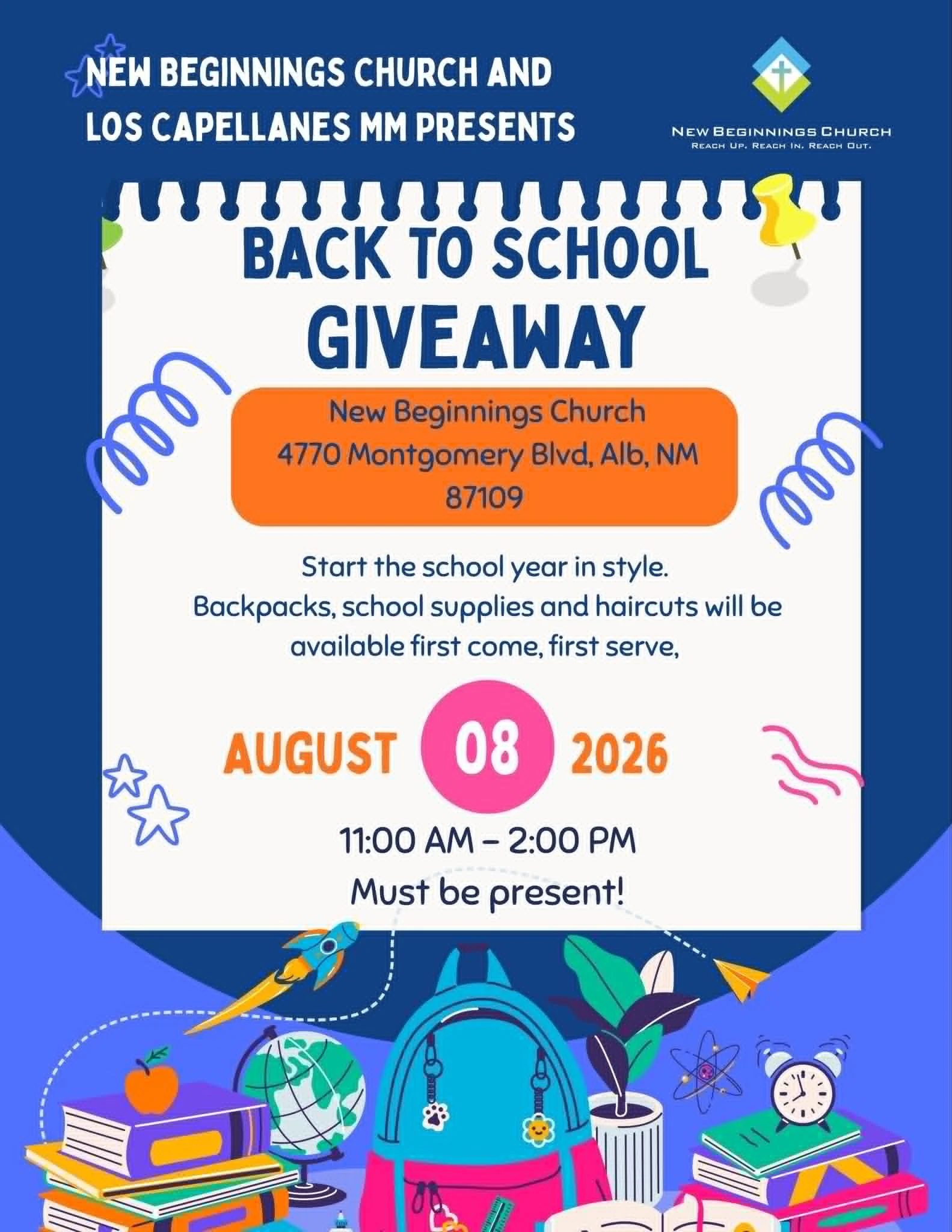 Los Capellanes MM Back to School Giveaway