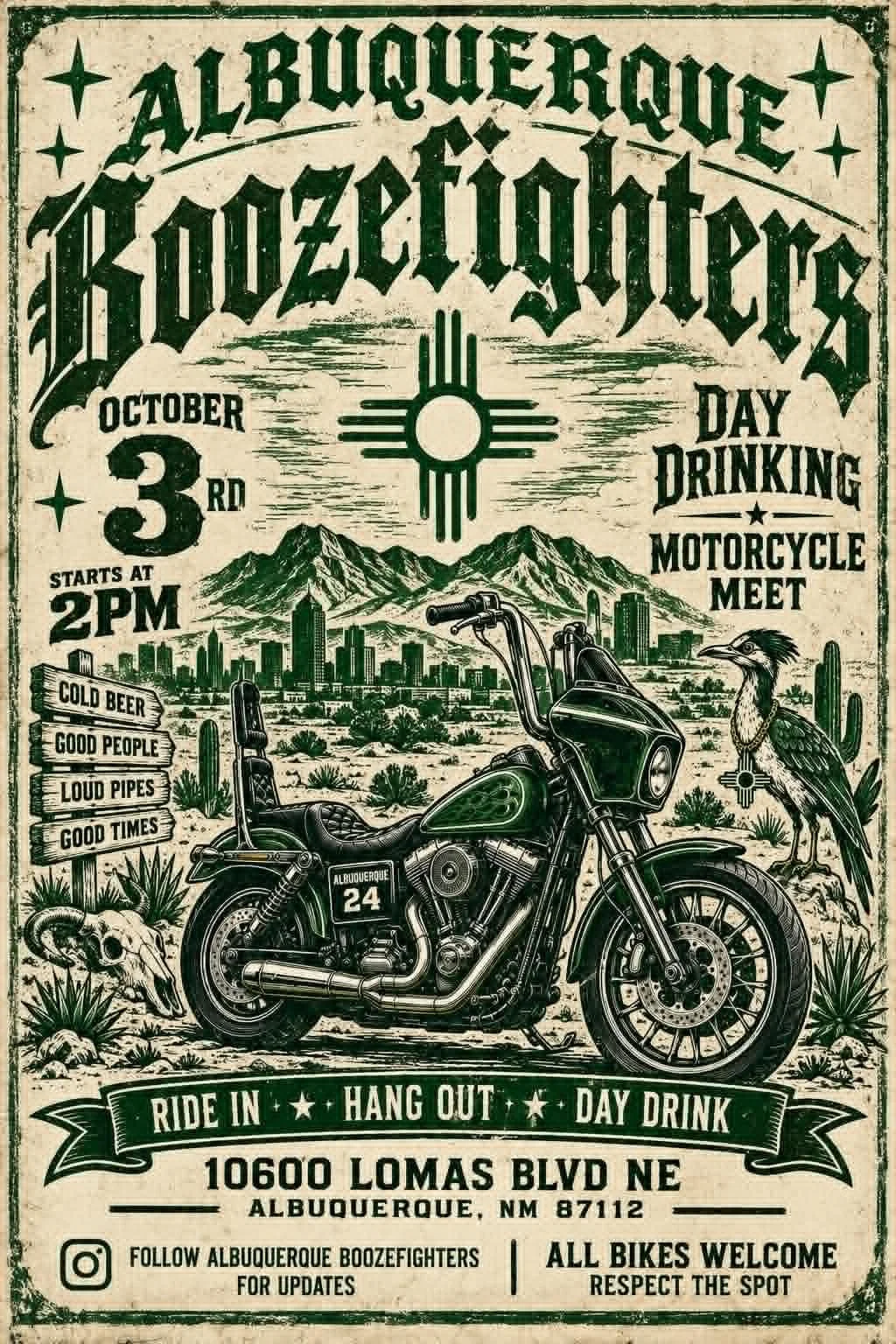 Booze Fighters MC Day Drinking