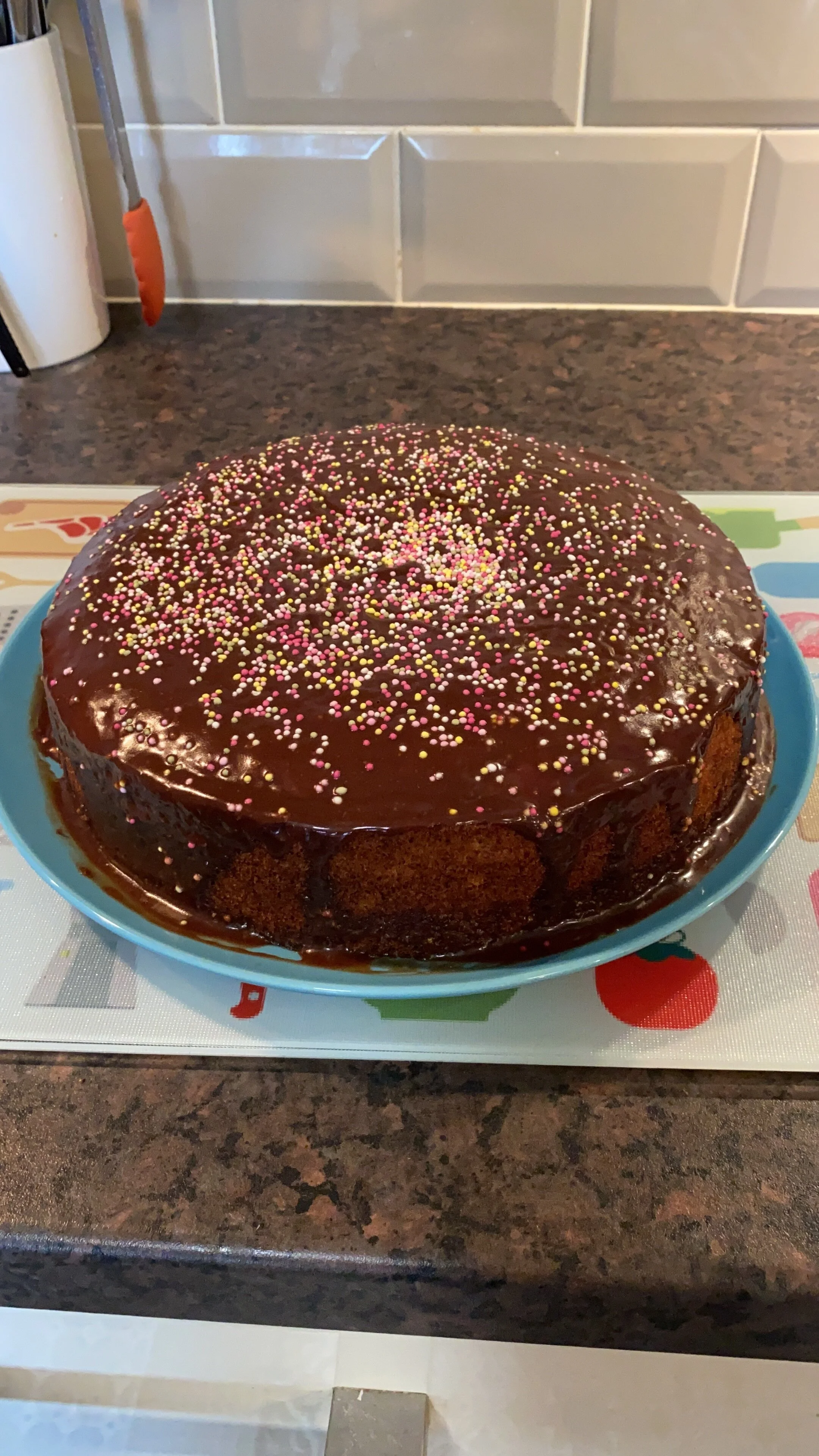 Week 3: Nigella Lawson's Chocolate Topped Banana Cake