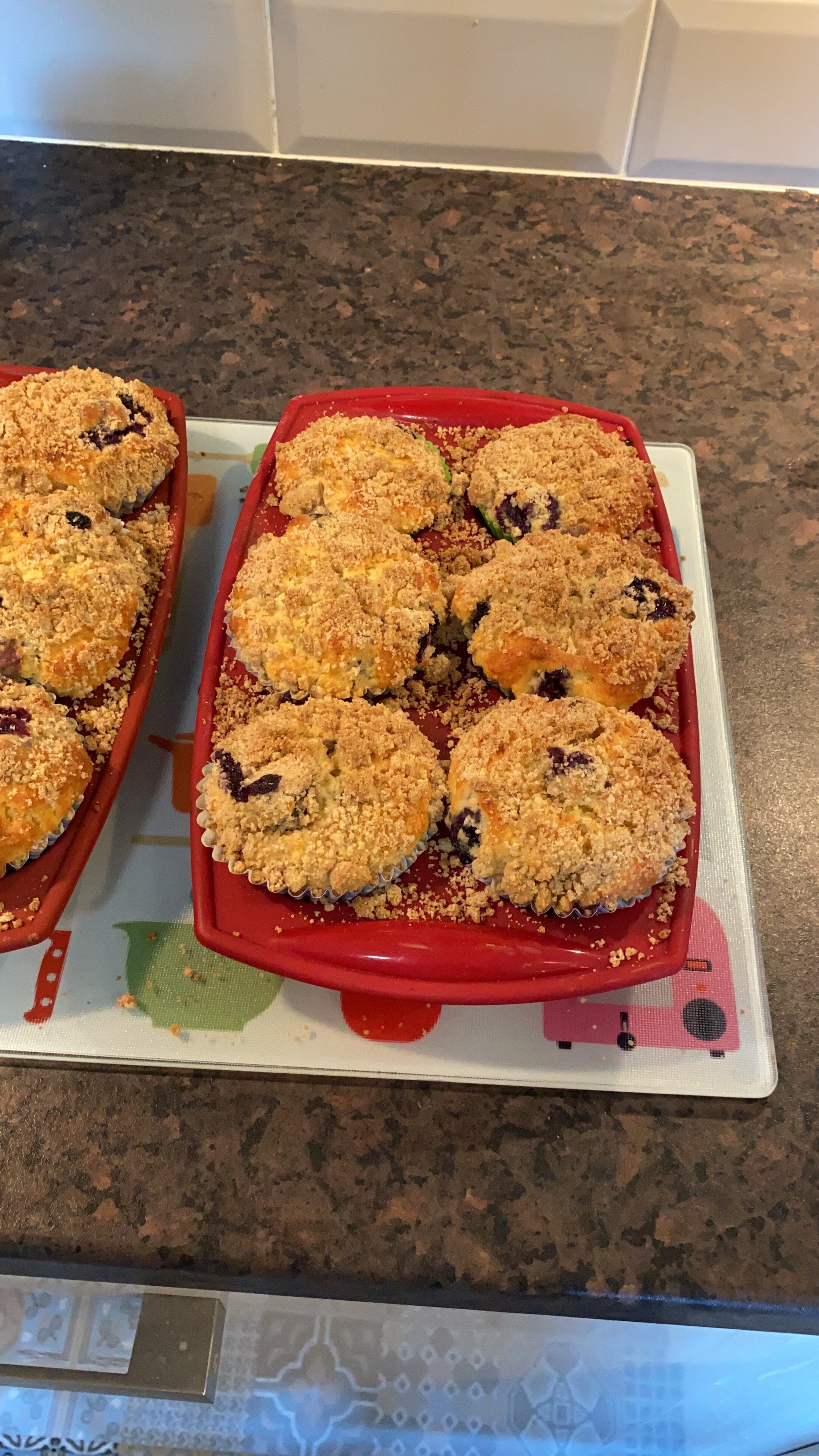Week 9: Ina Garten's Blueberry and Streusel Muffins