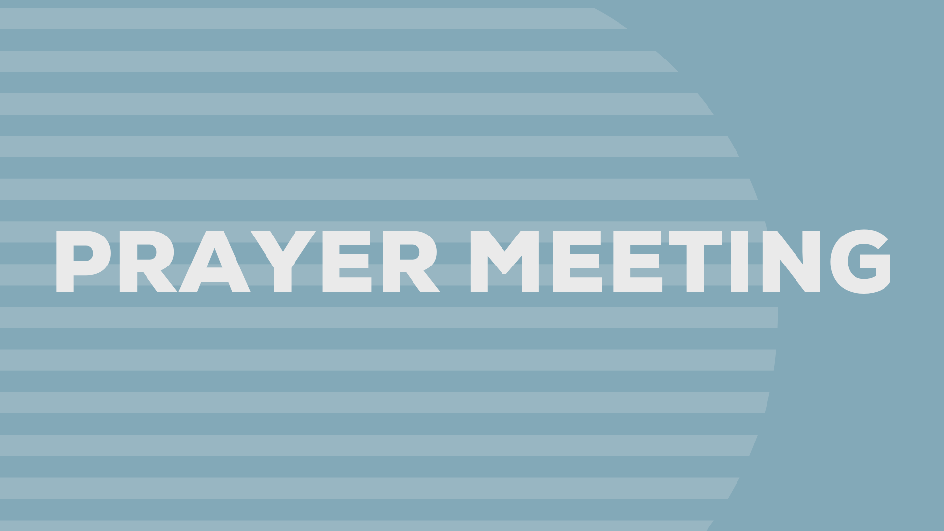 Prayer Meeting