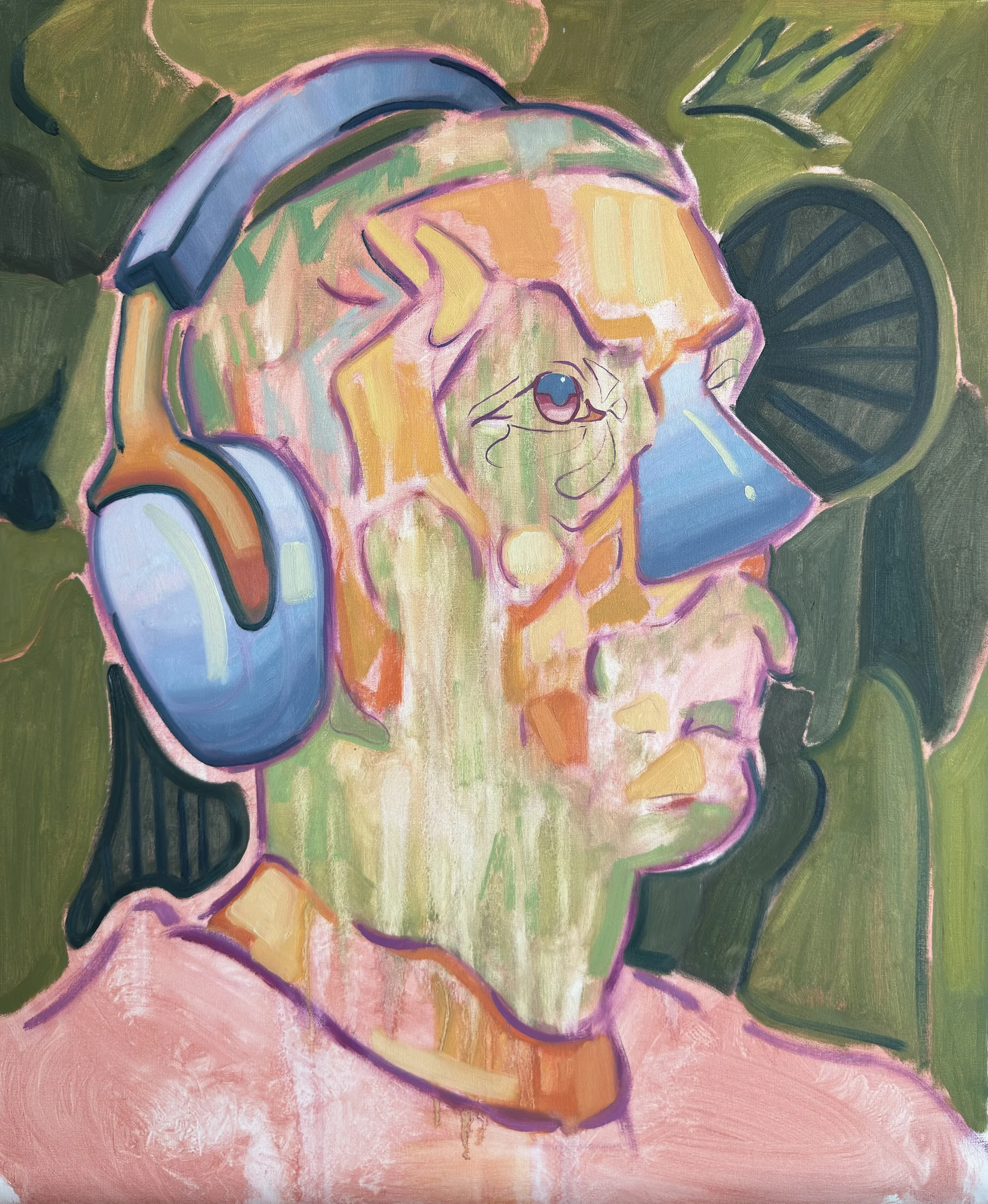 We Go Jim
 
 Oil Paint on Canvas  50x60cm  2025