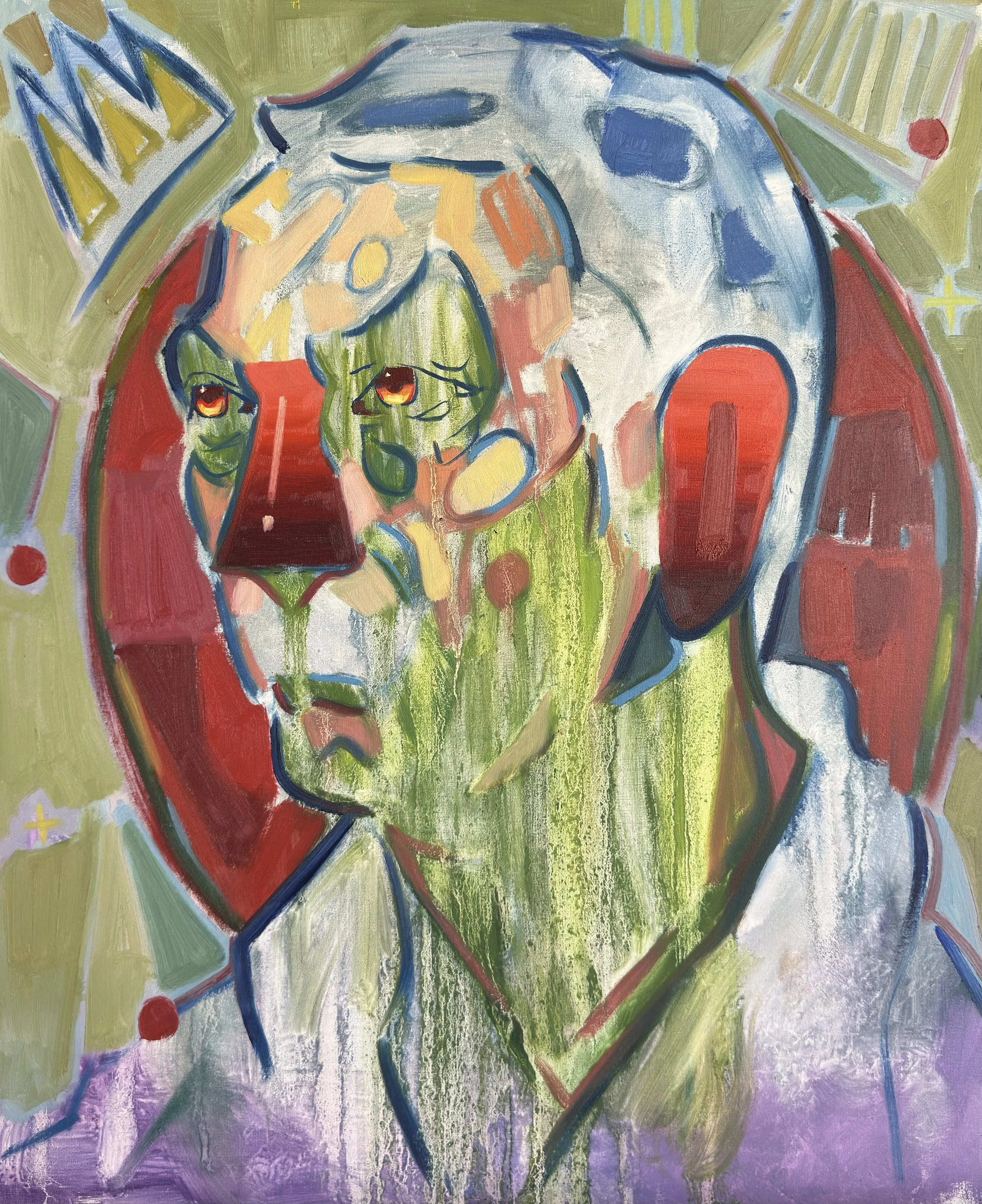 Untitled Portrait 2025
 
 Oil Paint on Canvas  50x60cm  2025