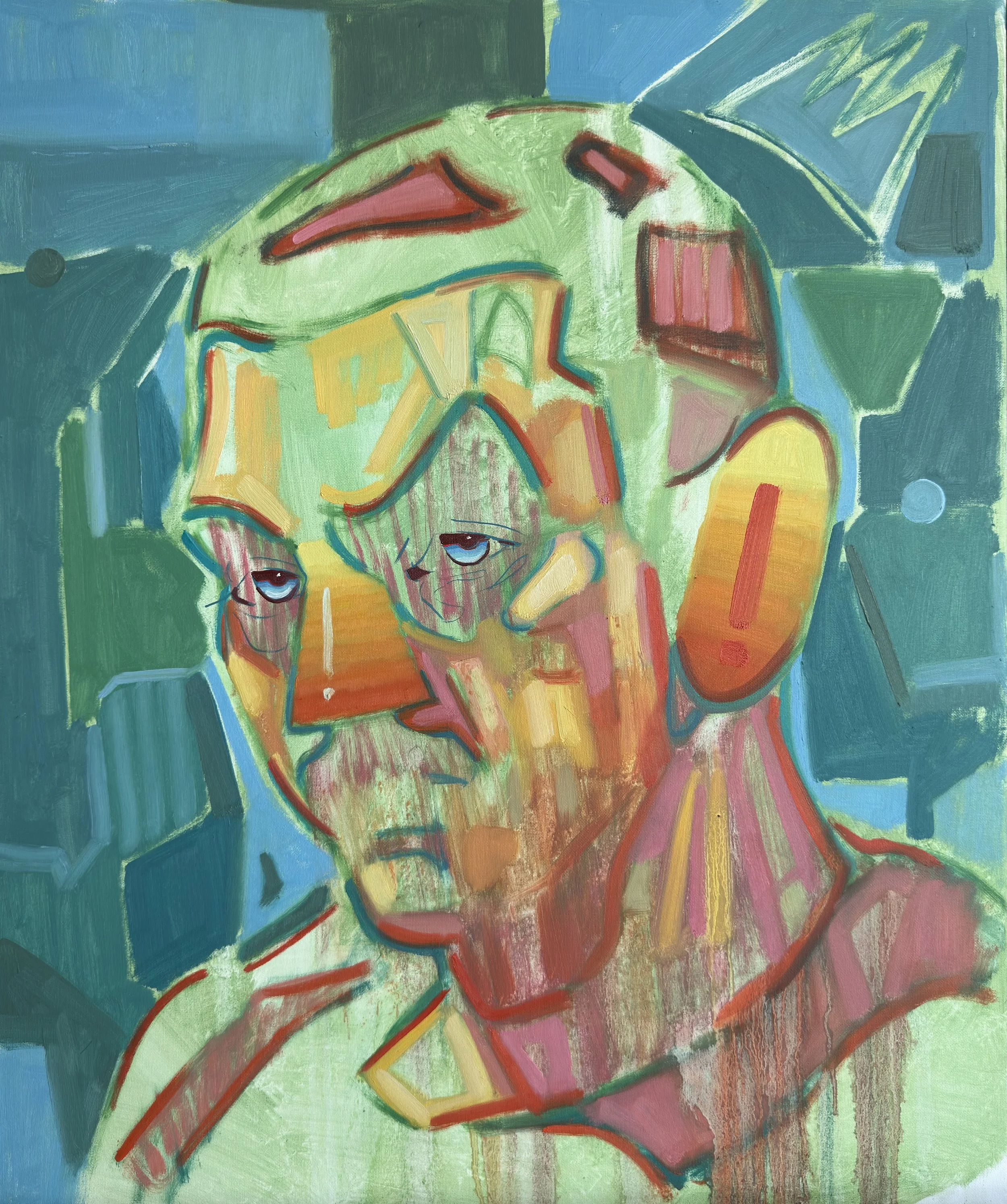 Untitled Portrait 2025
 
 Oil Paint on Canvas  50x60cm  2025