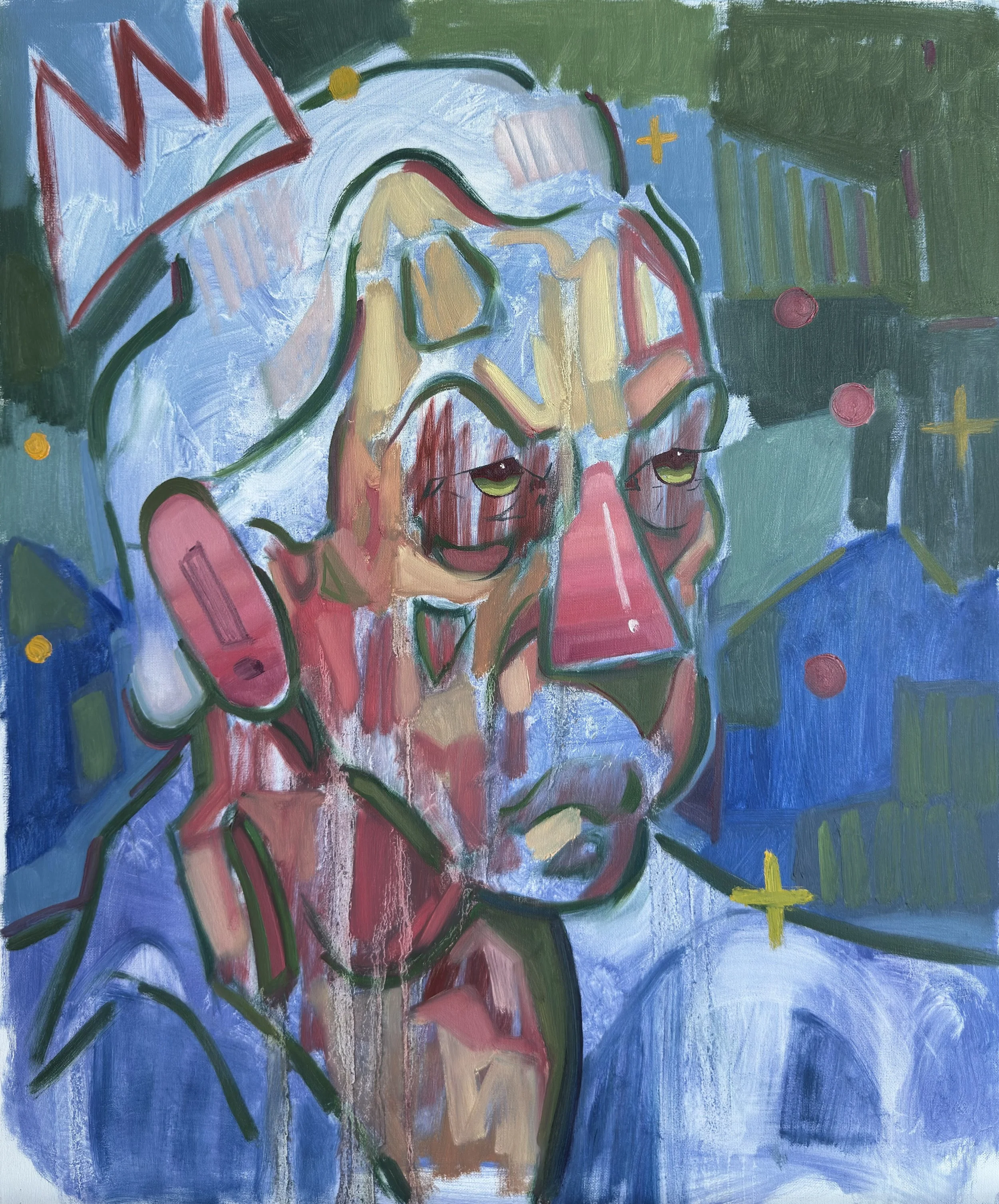 Untitled Portrait 2025
 
 Oil Paint on Canvas  50x60cm  2025 OWNED