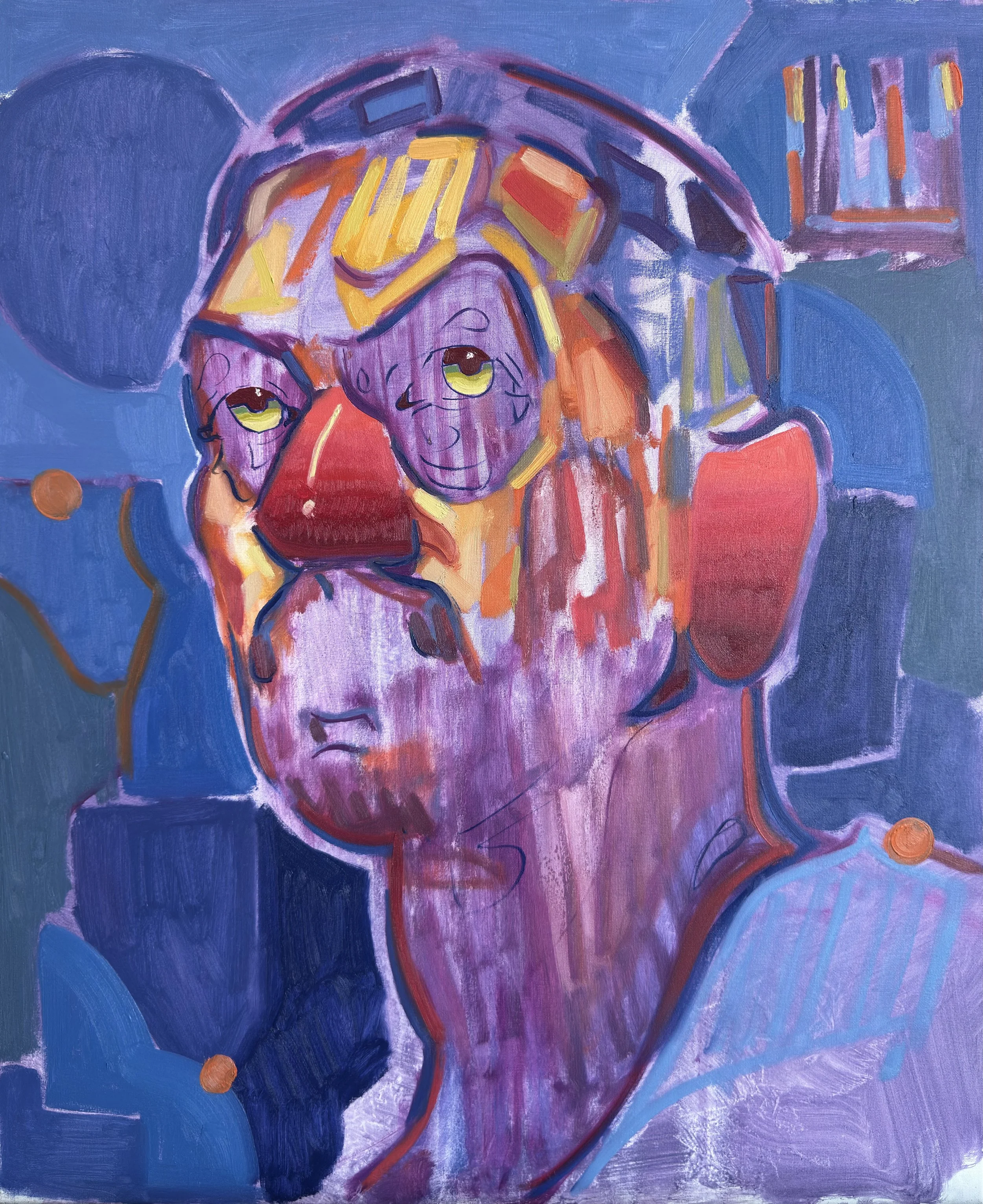Untitled Portrait 2025
 
 Oil Paint on Canvas  50x60cm  2025