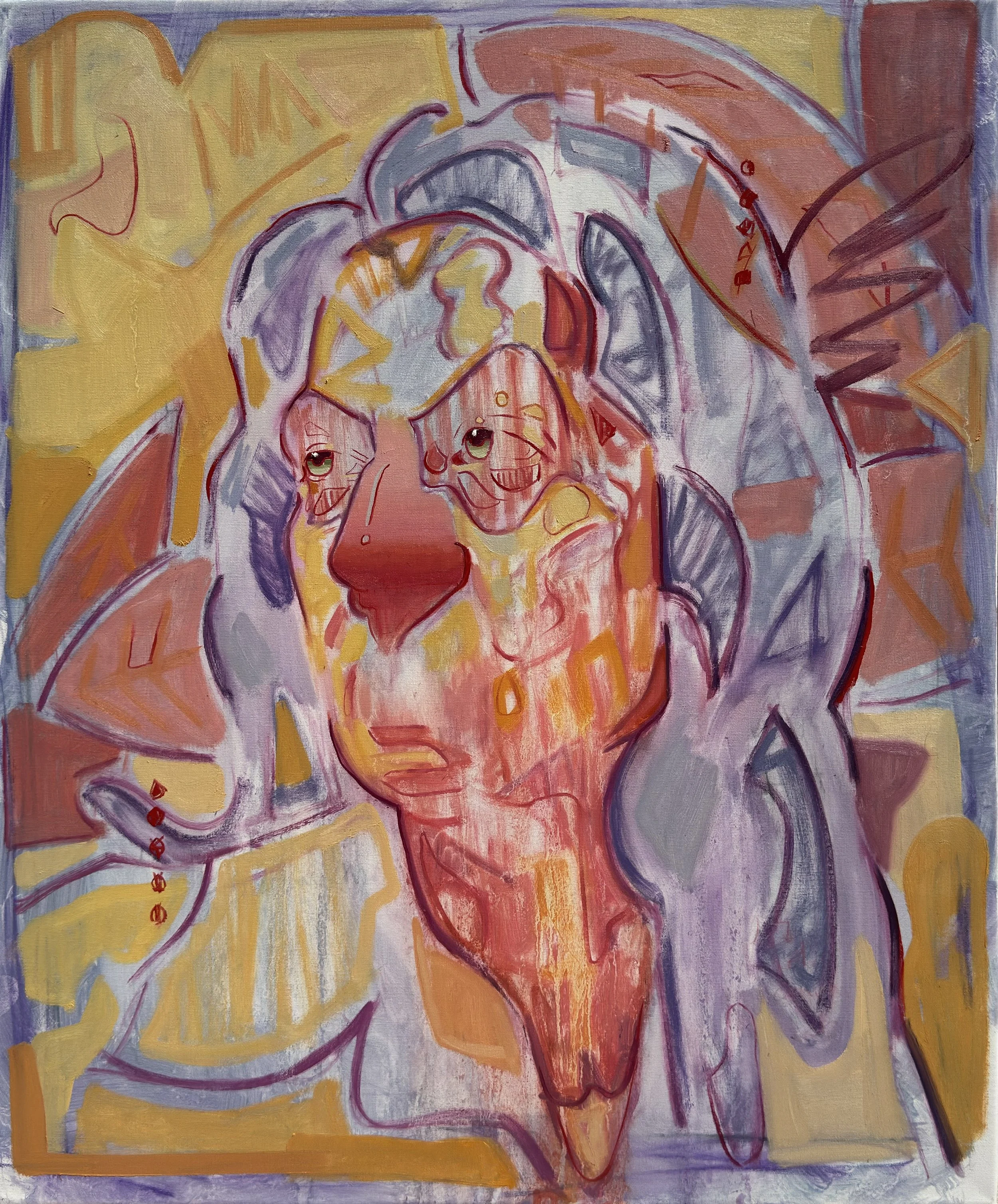 Honorary Houstonian 
 
 Oil Paint on Canvas  50x60cm  2025