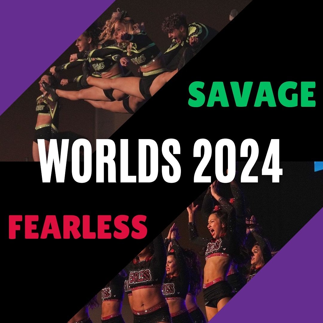 Who&rsquo;s excited to watch our worlds teams this weekend?? Drop some love for Fearless and Savage in the comments 💜🖤 #cfio