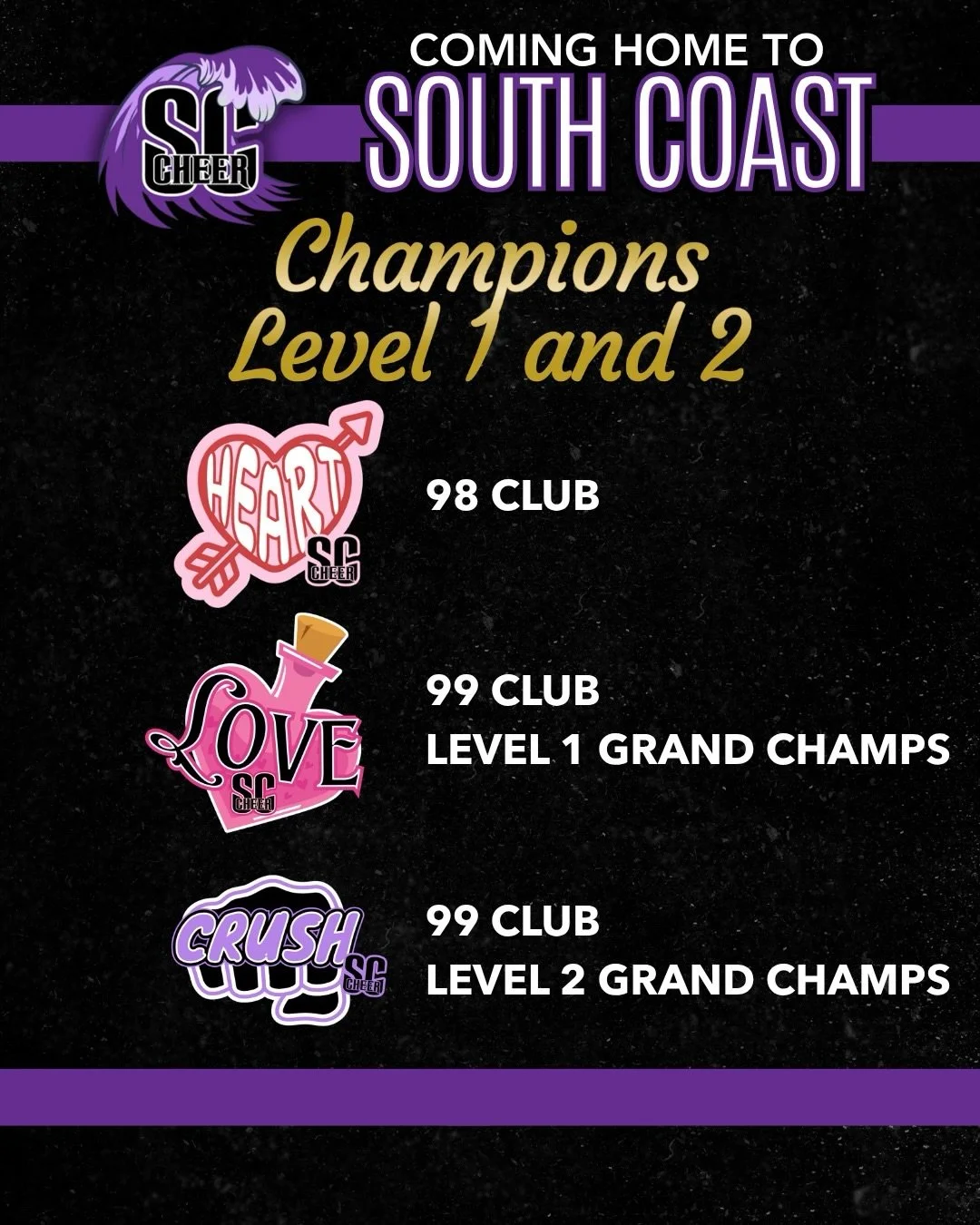 It was a GREAT weekend at TSN Main Event in Long Beach! 💜🖤