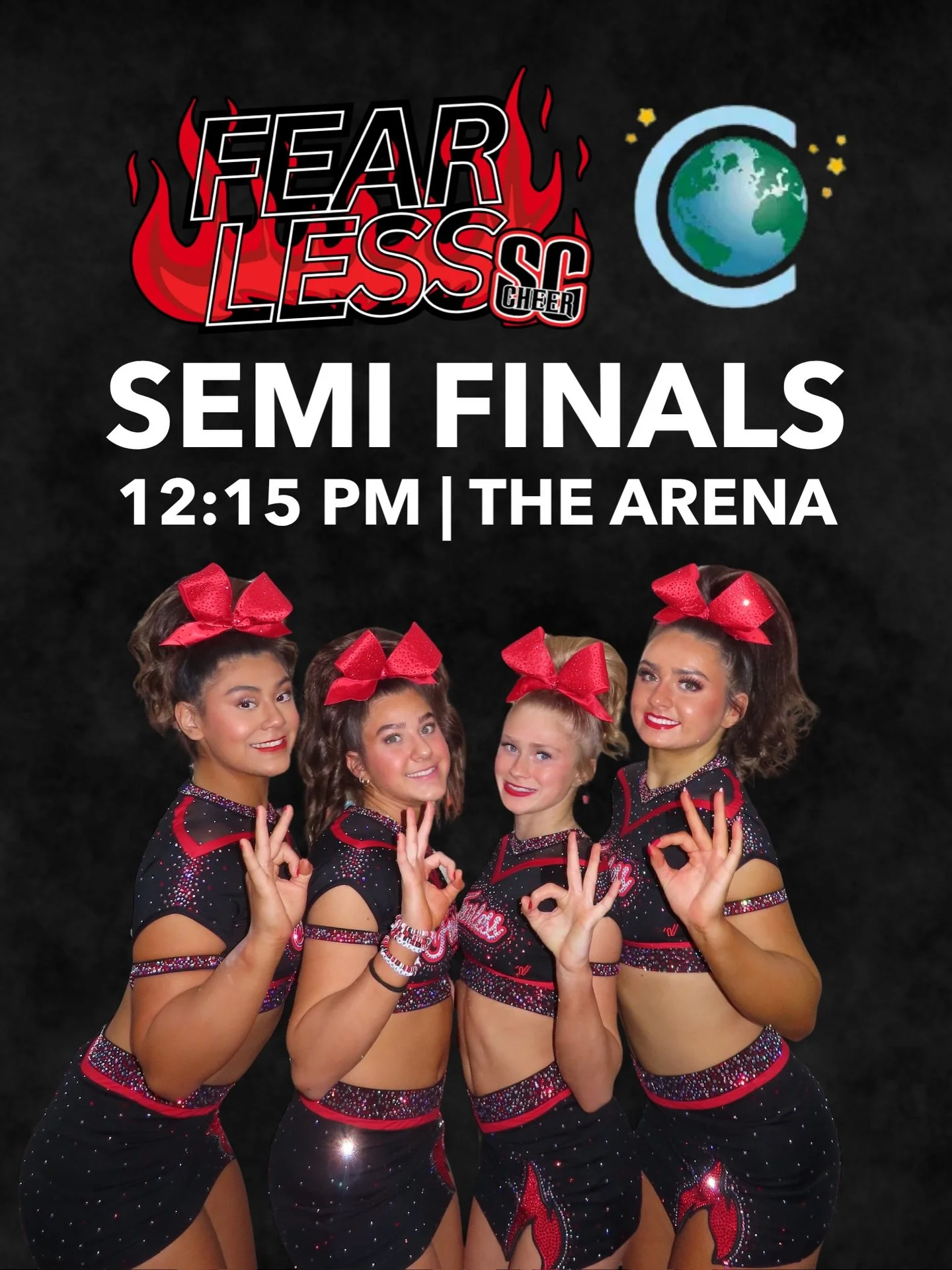 It&rsquo;s worlds day 1 for our favorite Fearless baddies! Get up and get loud for these girls at 12:15 PM in the arena 🔥🖤