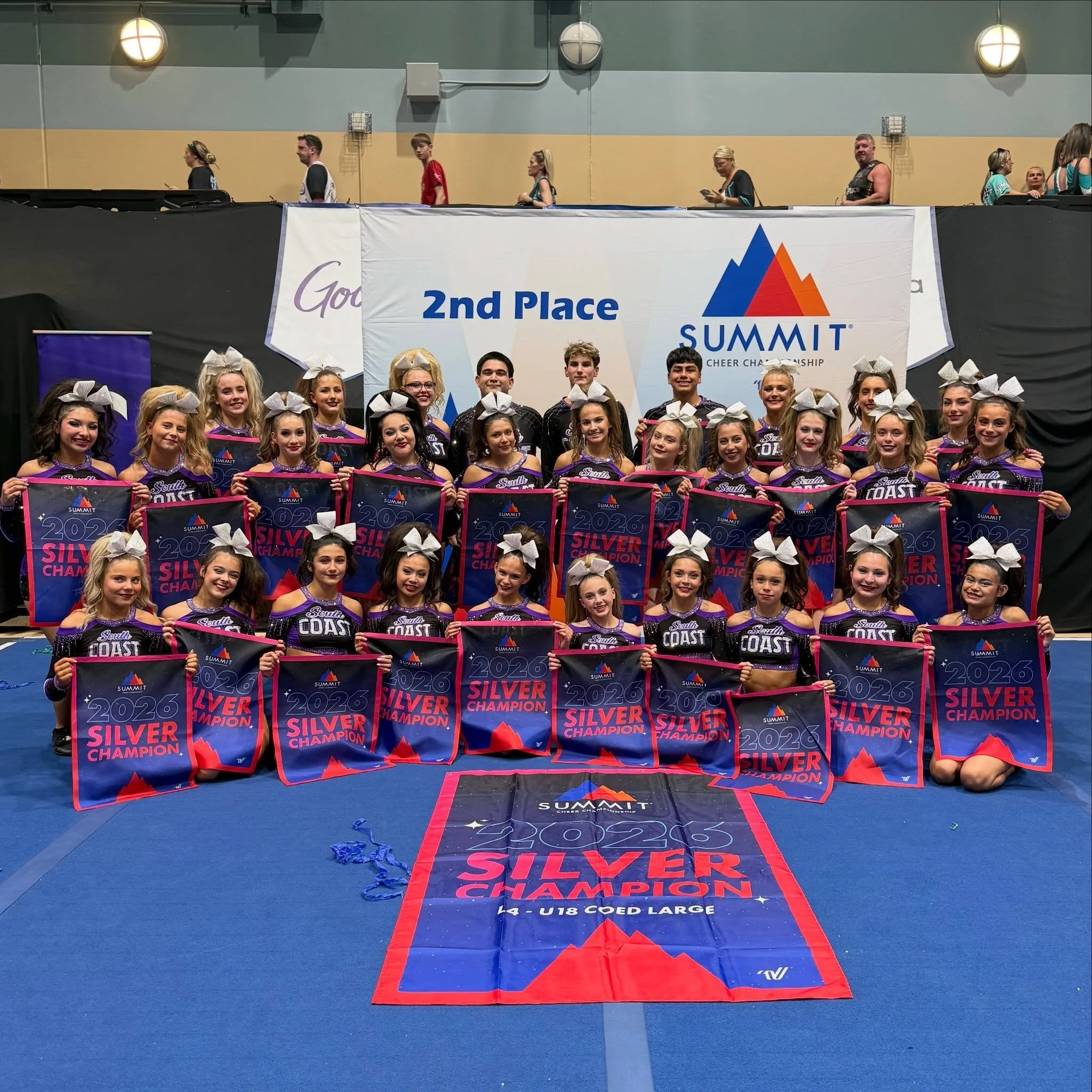 Congratulations to our 2026 Silver Champions 🥈 - Steel Army! #SCC #SouthCoastCheer #CFIO