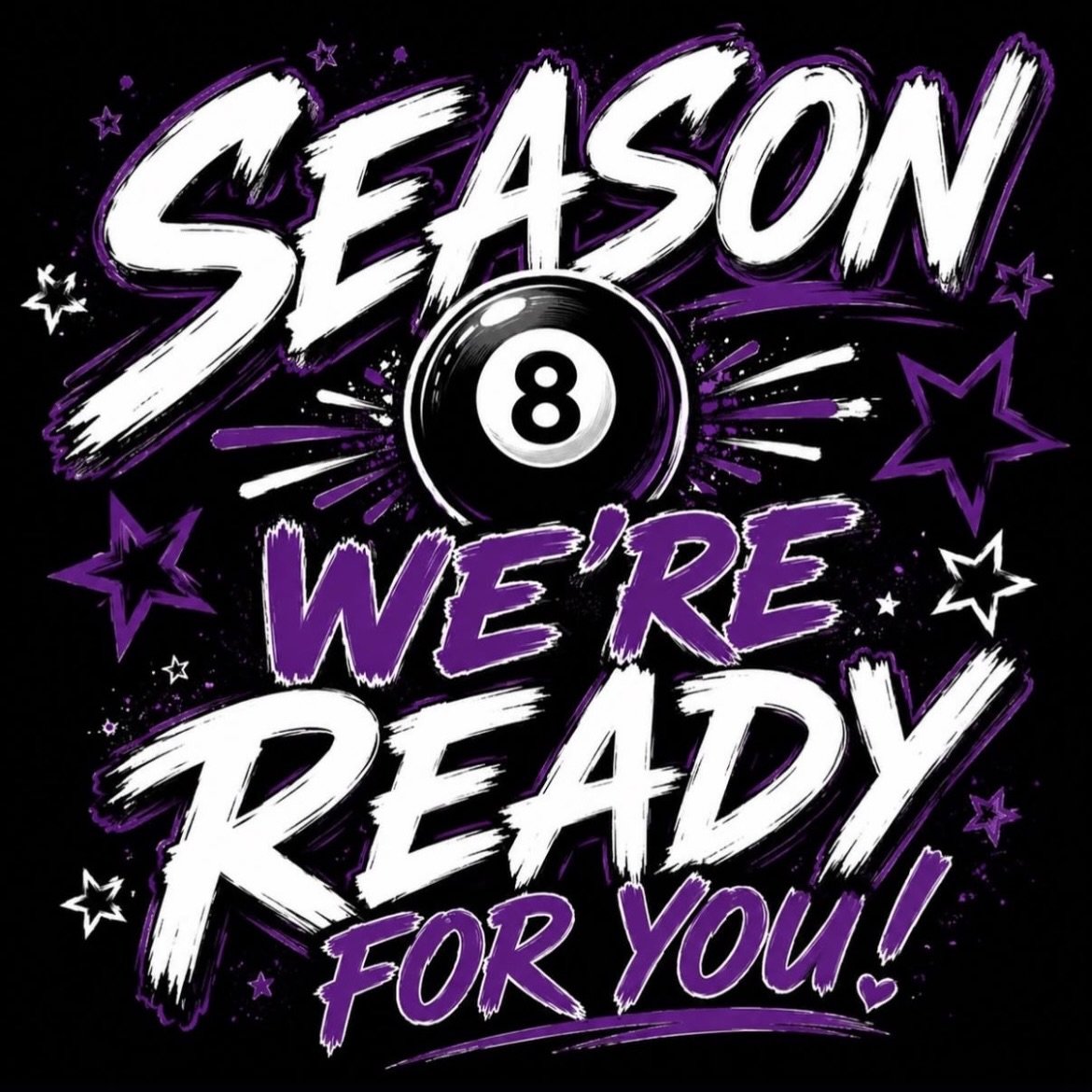 He time is now&hellip;SEASON 8 TRYOUTS START TODAY 💜🎱