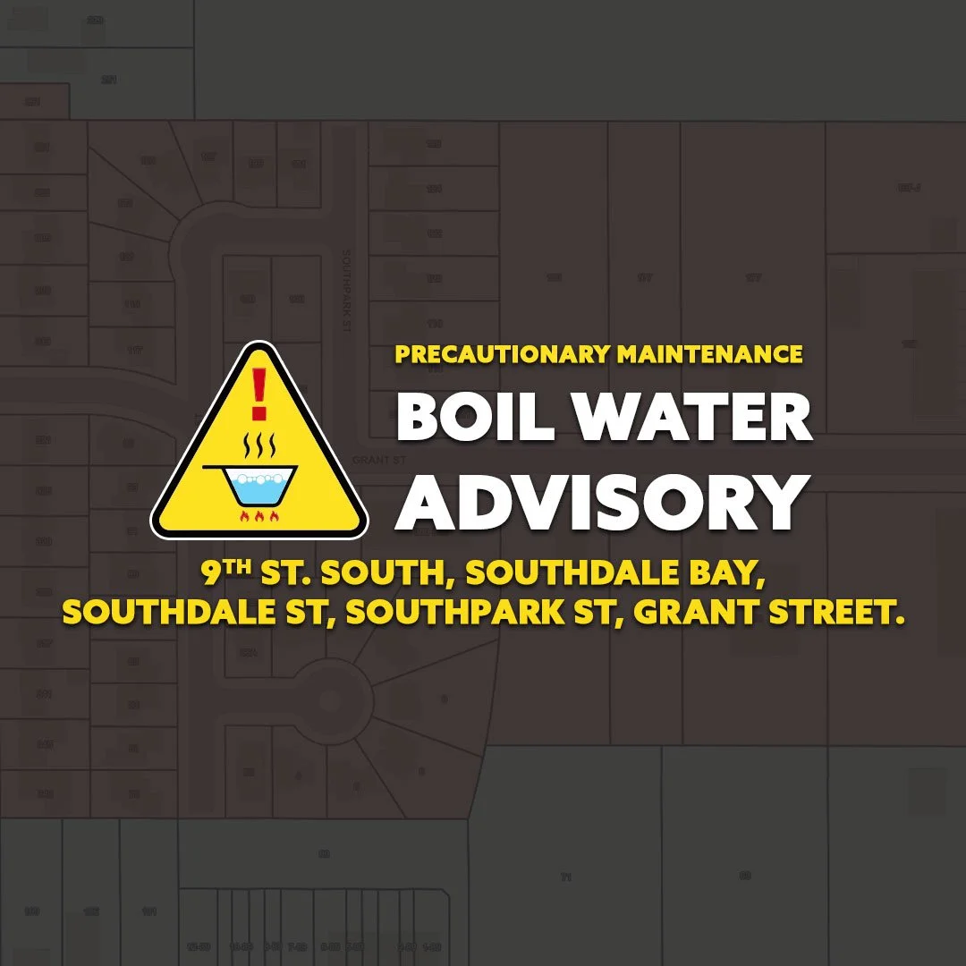 Precautionary Maintenance Boil Water Advisory Lifted! — to Morden, Manitoba