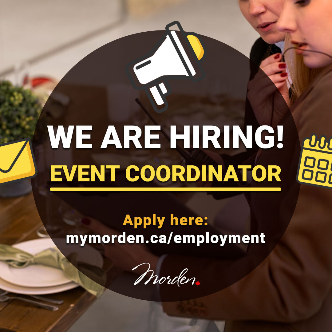 🌟 Join Our Team as an Event Coordinator 🌟

Are you a passionate, self-motivated professional with a knack for coordinating events? The City of Morden is looking for a full-time Event Coordinator to join their Community Services Department.

As an E