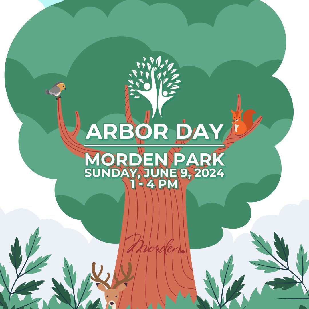 🌳 Save the Date: Arbor Day Celebration 2024! 🌳

📍Location: Morden Park!
🗓 Date &amp; Time: Sunday, June 9 from 1 to 4 PM

Join us for an engaging afternoon filled with activities, learning opportunities, and the chance to make a lasting impact on