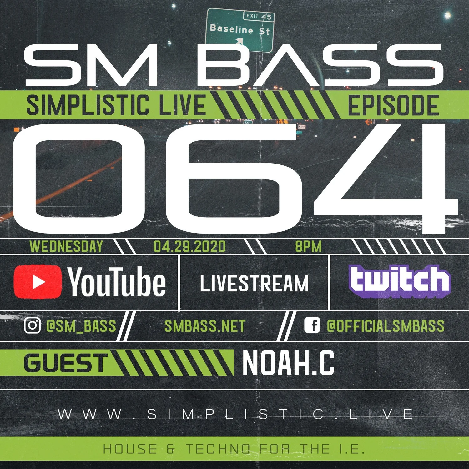 SIMPLISTIC LIVE: 064 | NOAH.C episode artwork