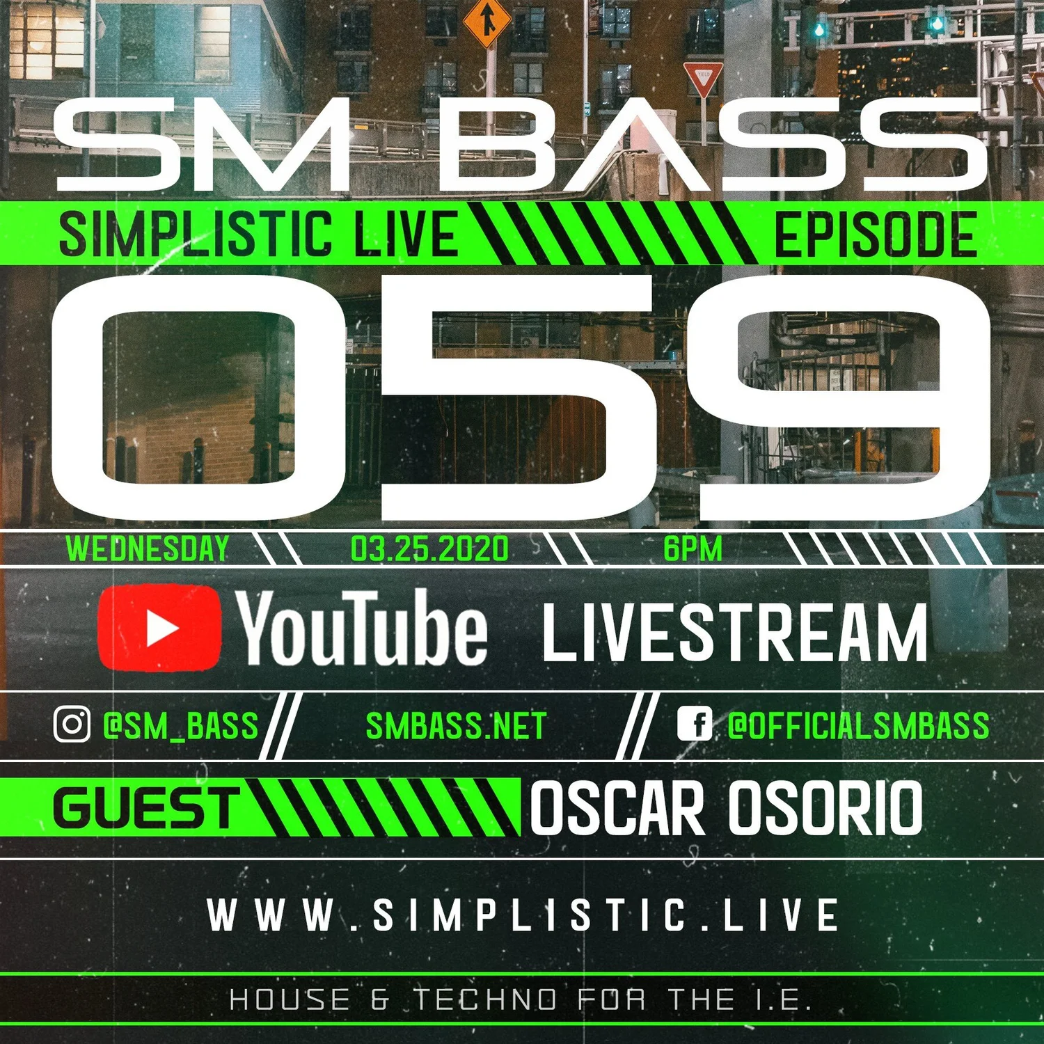 SIMPLISTIC LIVE: 059 | OSCAR OSORIO episode artwork