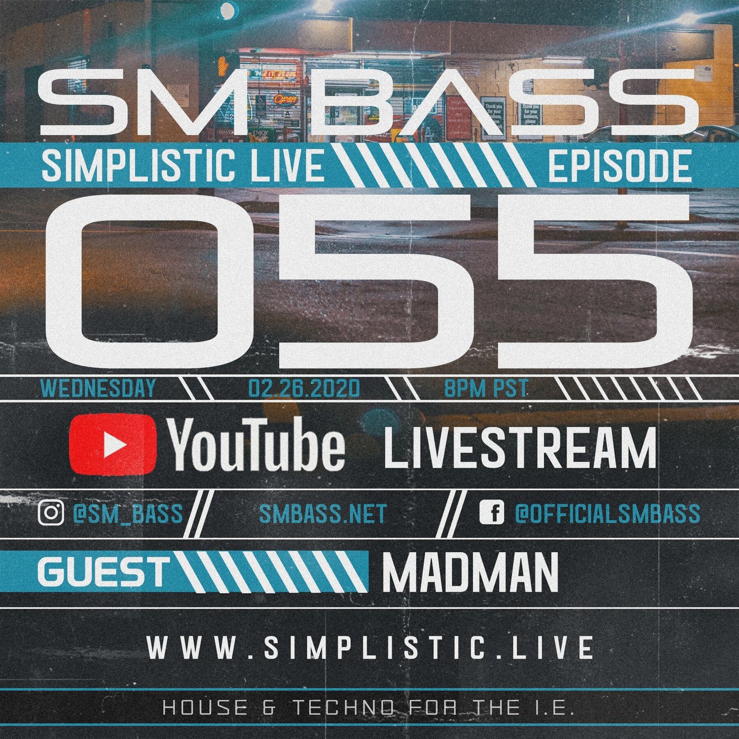 SIMPLISTIC LIVE: 055 | MADMAN episode artwork
