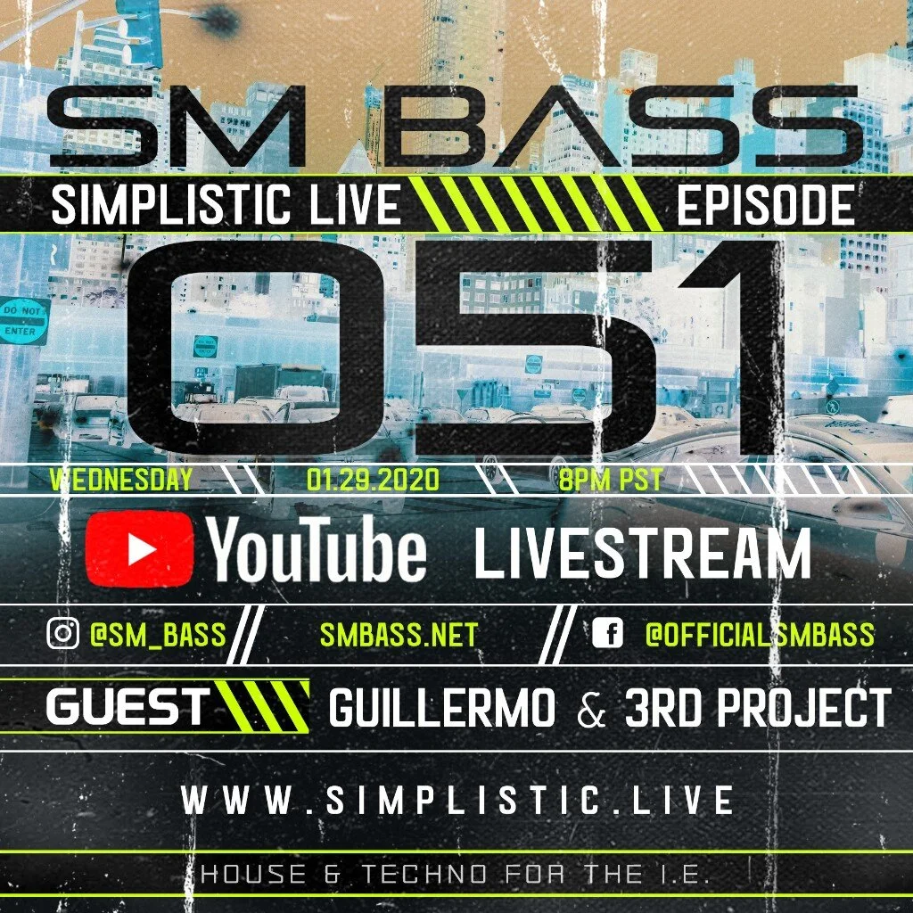 SIMPLISTIC LIVE: 051 | GUILLERMO &amp; 3RD PROJECT