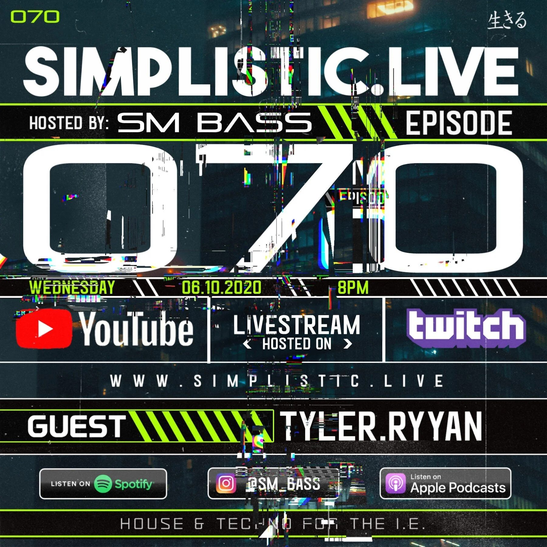SIMPLISTIC LIVE: 070 | TYLER.RYYAN 